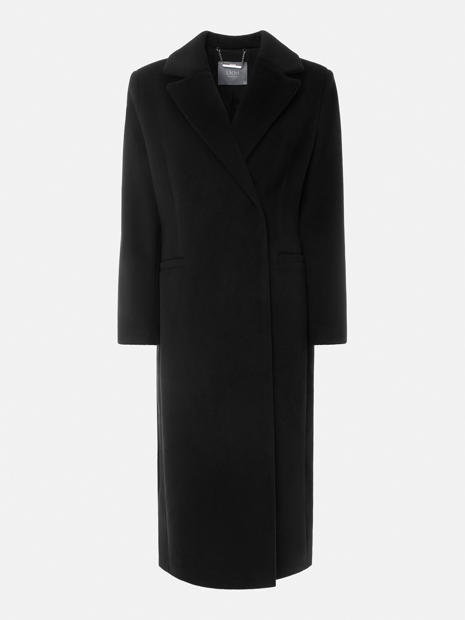LICHI - Online fashion store :: Straight midi wool coat