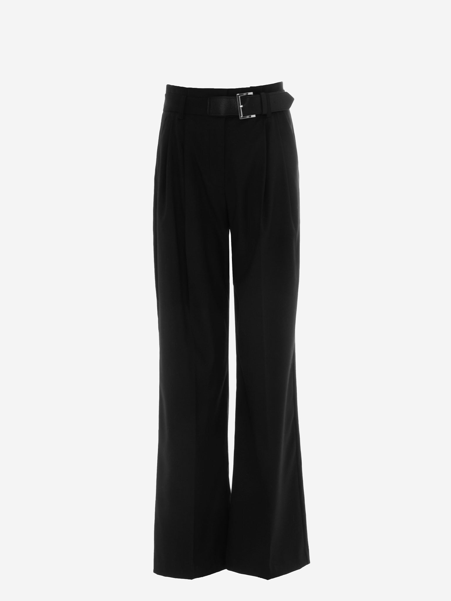 Wideleg pants with veganleather belt LICHI Online fashion store