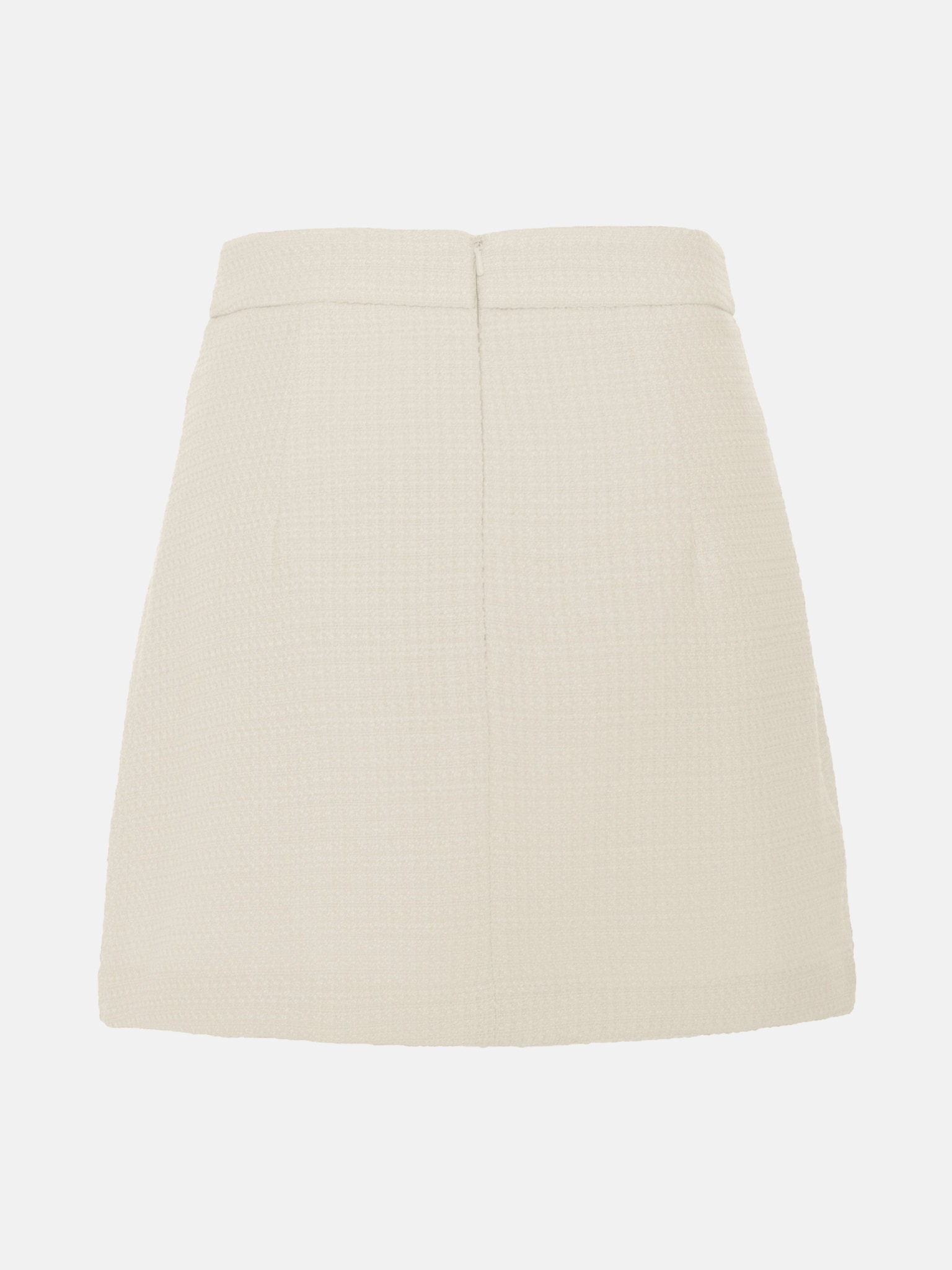 Tweed mini skirt with asymmetrical cut :: LICHI - Online fashion store