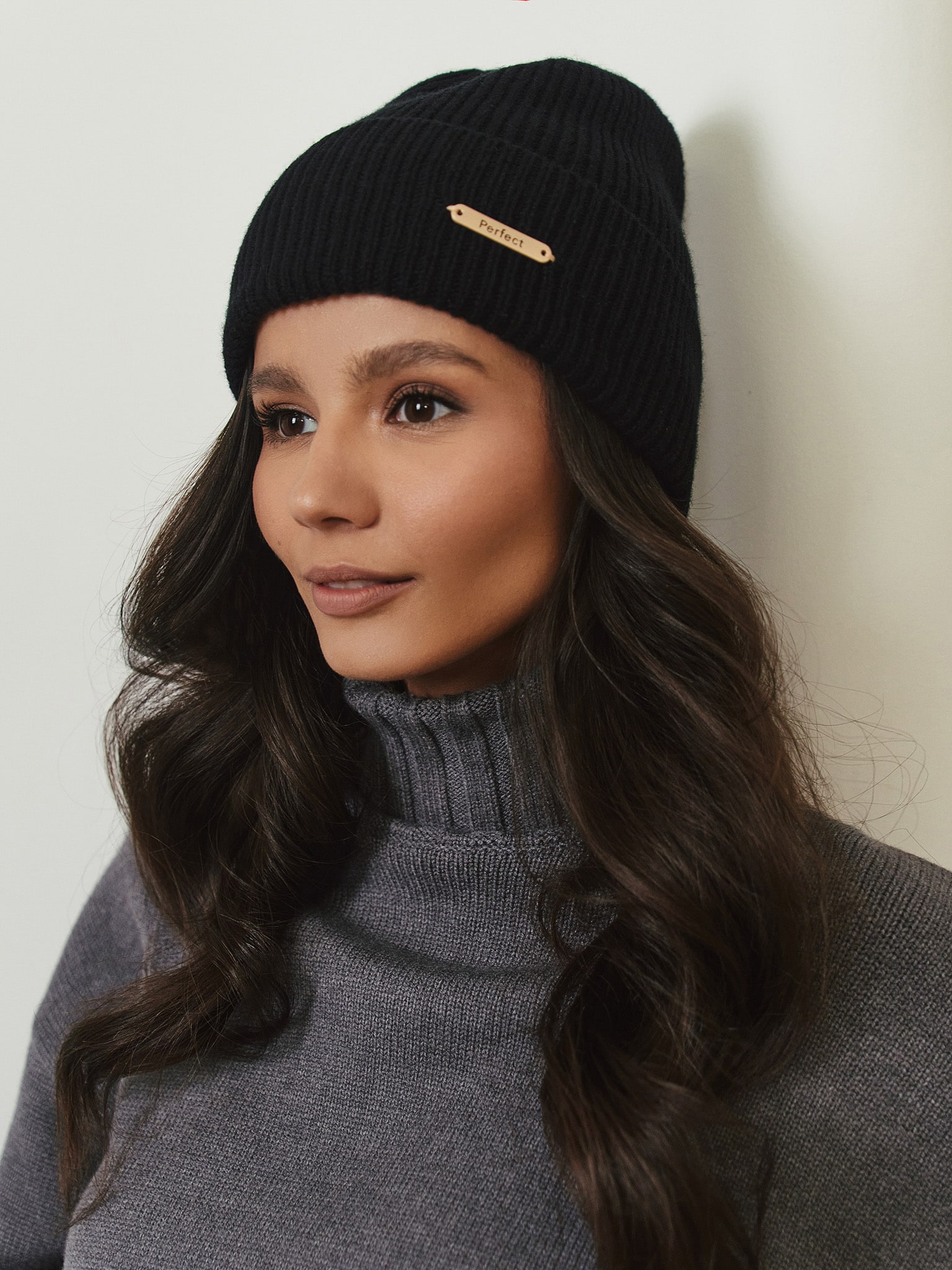 Wool Hat With Metallic Decor LICHI Online Fashion Store wool-hat-with-metallic-decor-lichi-online-fashion-store