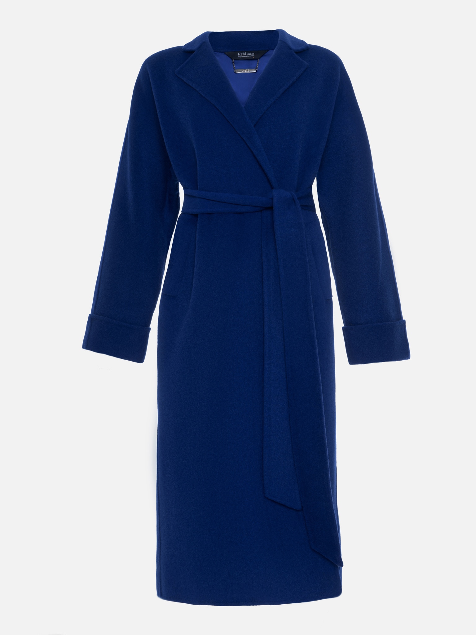Wool midi coat with matching belt :: LICHI - Online fashion store