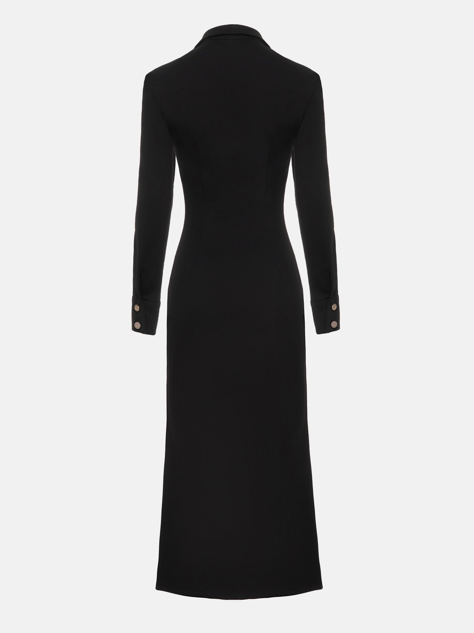 Collared buttoned midi dress :: LICHI - Online fashion store