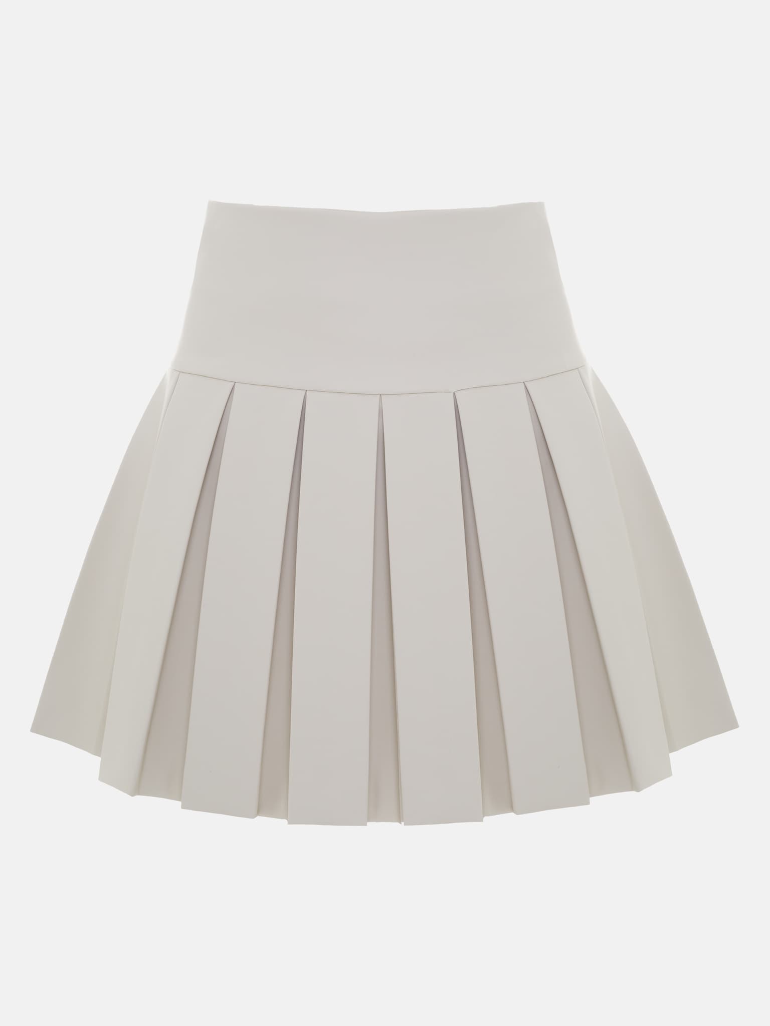 Pleated mini skirt from eco-leather :: LICHI - Online fashion store