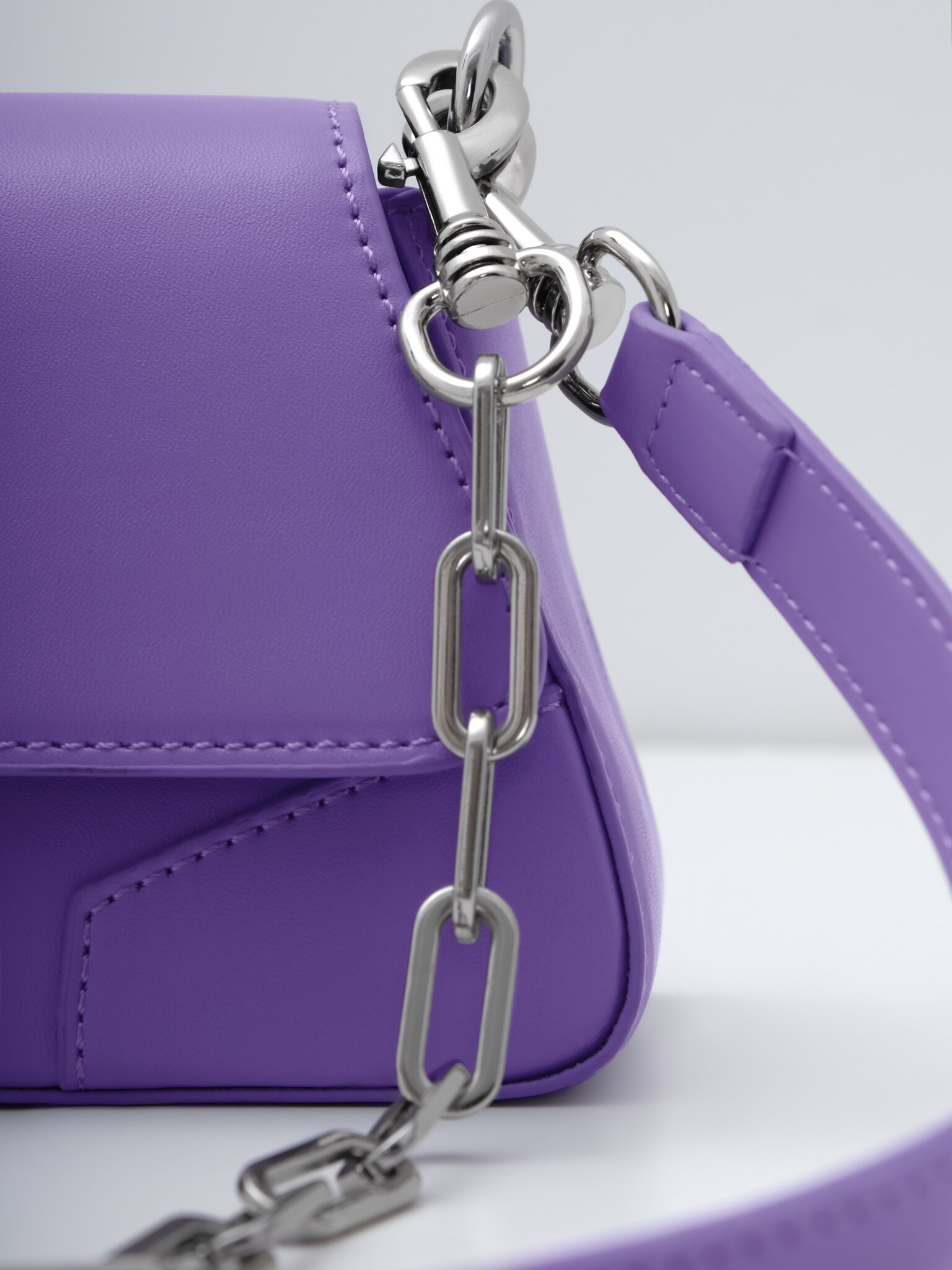 Sac baguette lilas hot sale