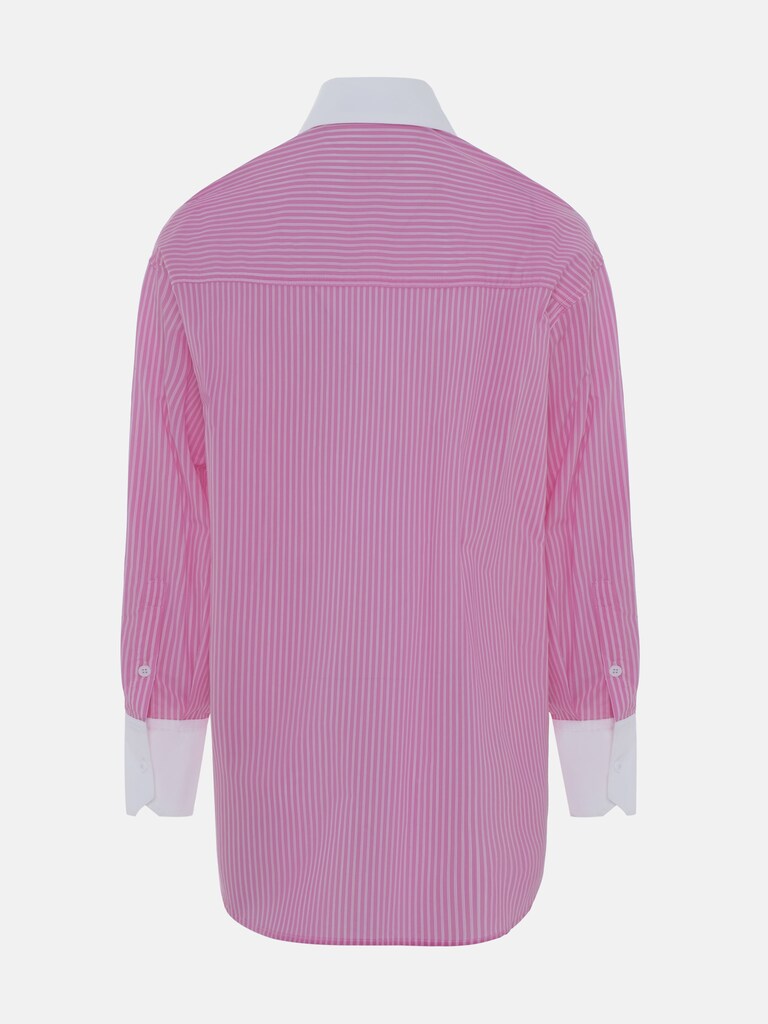 Ralph Lauren Monogram Striped Shirt Dress