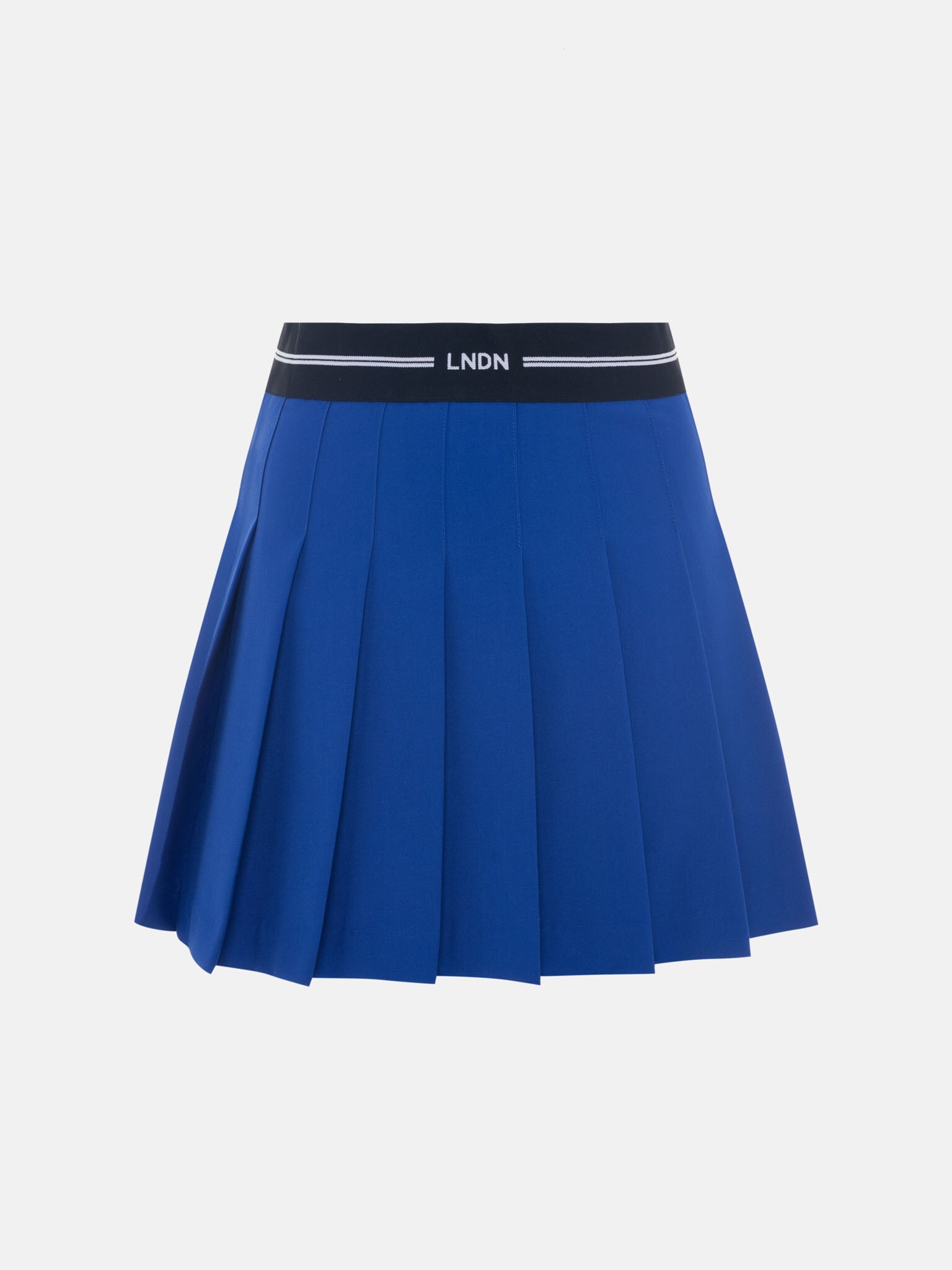 Mini pleated skirt with contrasting elastic band :: LICHI - Online ...