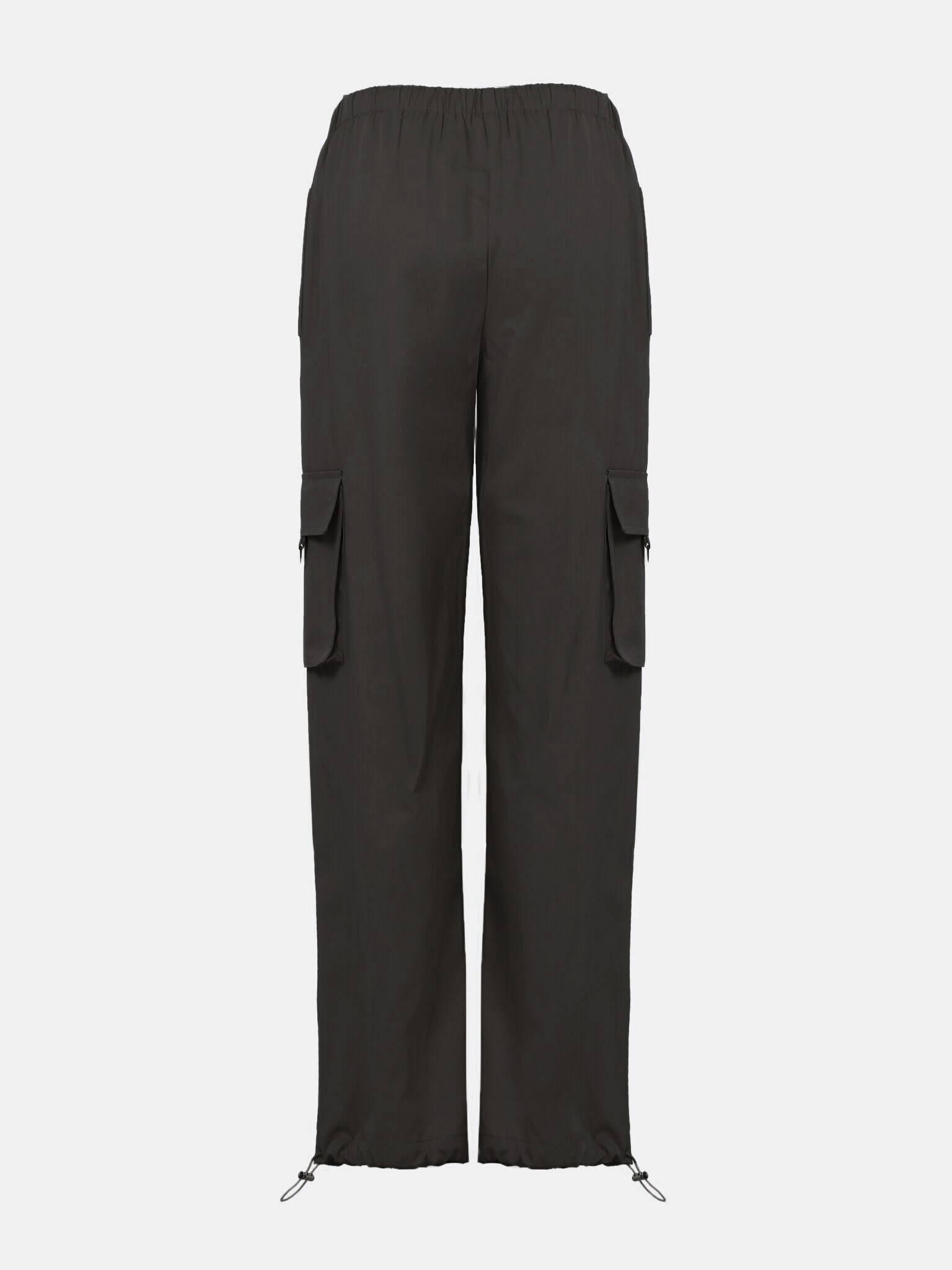 Loose cargo trousers with elastic pants legs :: LICHI - Online 