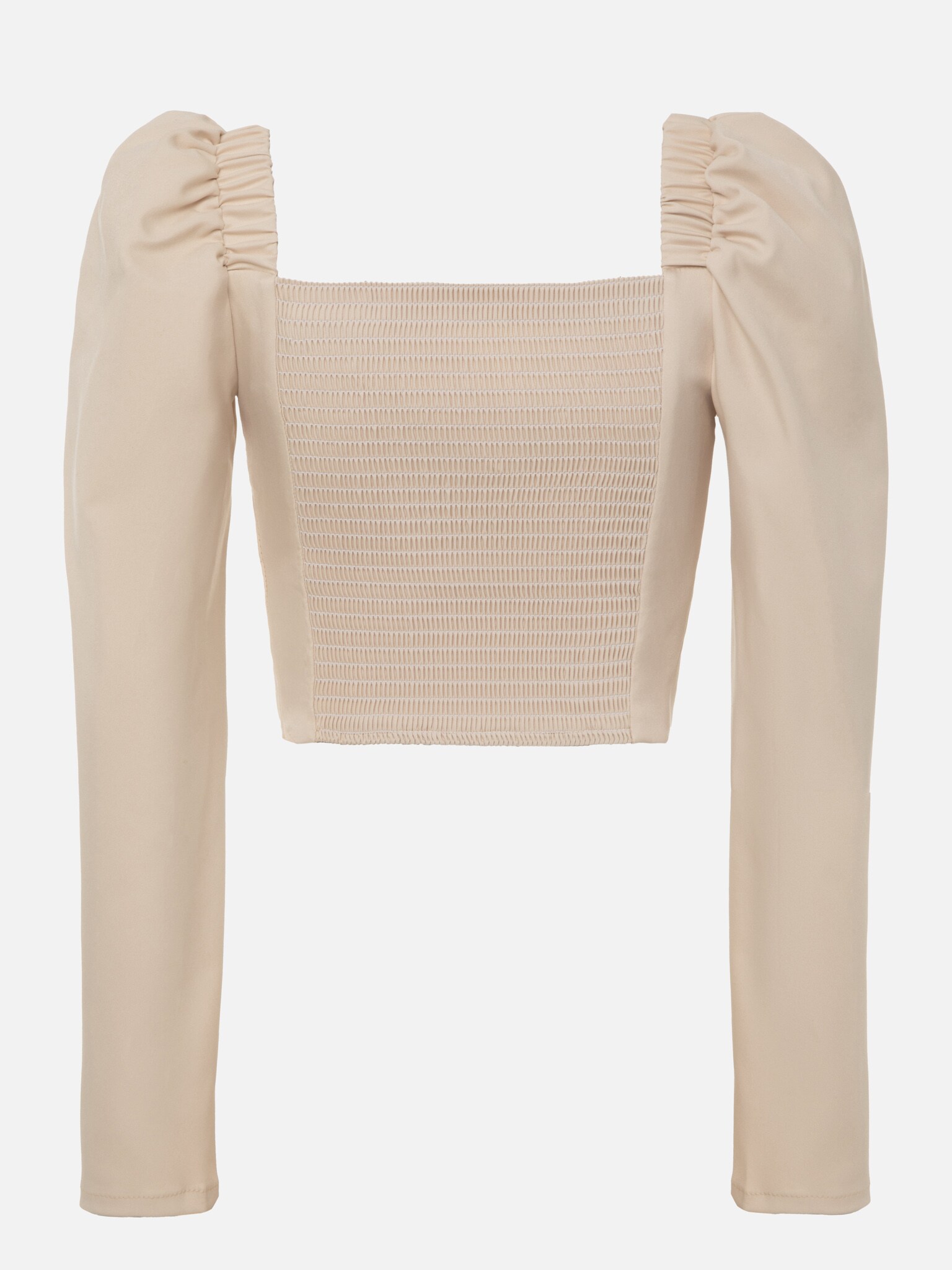 Cropped corset top with long sleeves :: LICHI - Online fashion store