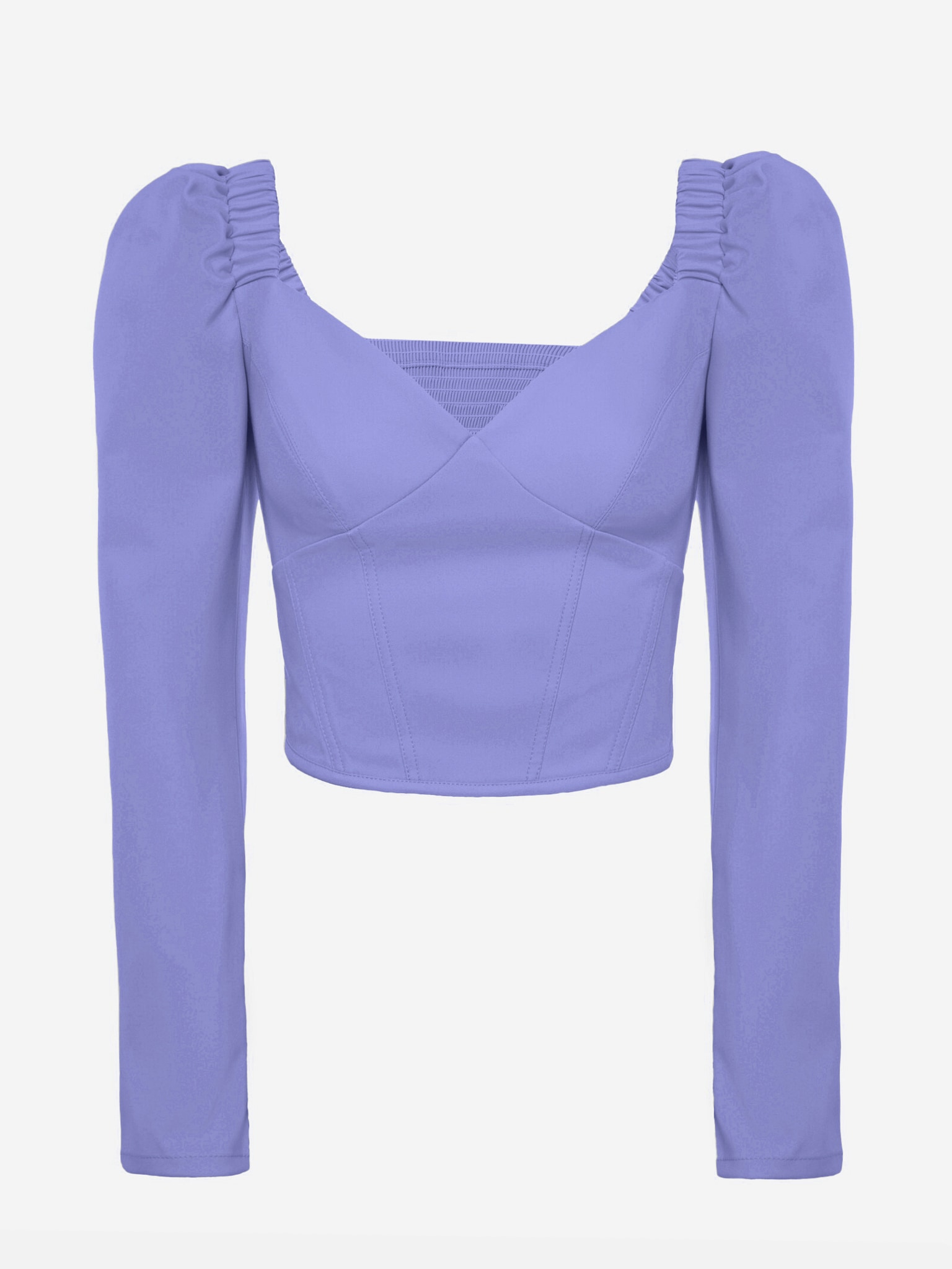 Cropped Corset Top With Long Sleeves LICHI Online Fashion Store cropped-corset-top-with-long-sleeves-lichi-online-fashion-store