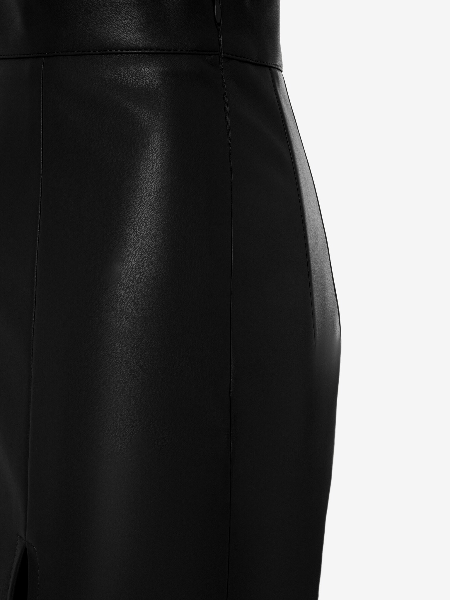 Юбка макси из экокожи с разрезом :: LICHI - Online fashion store