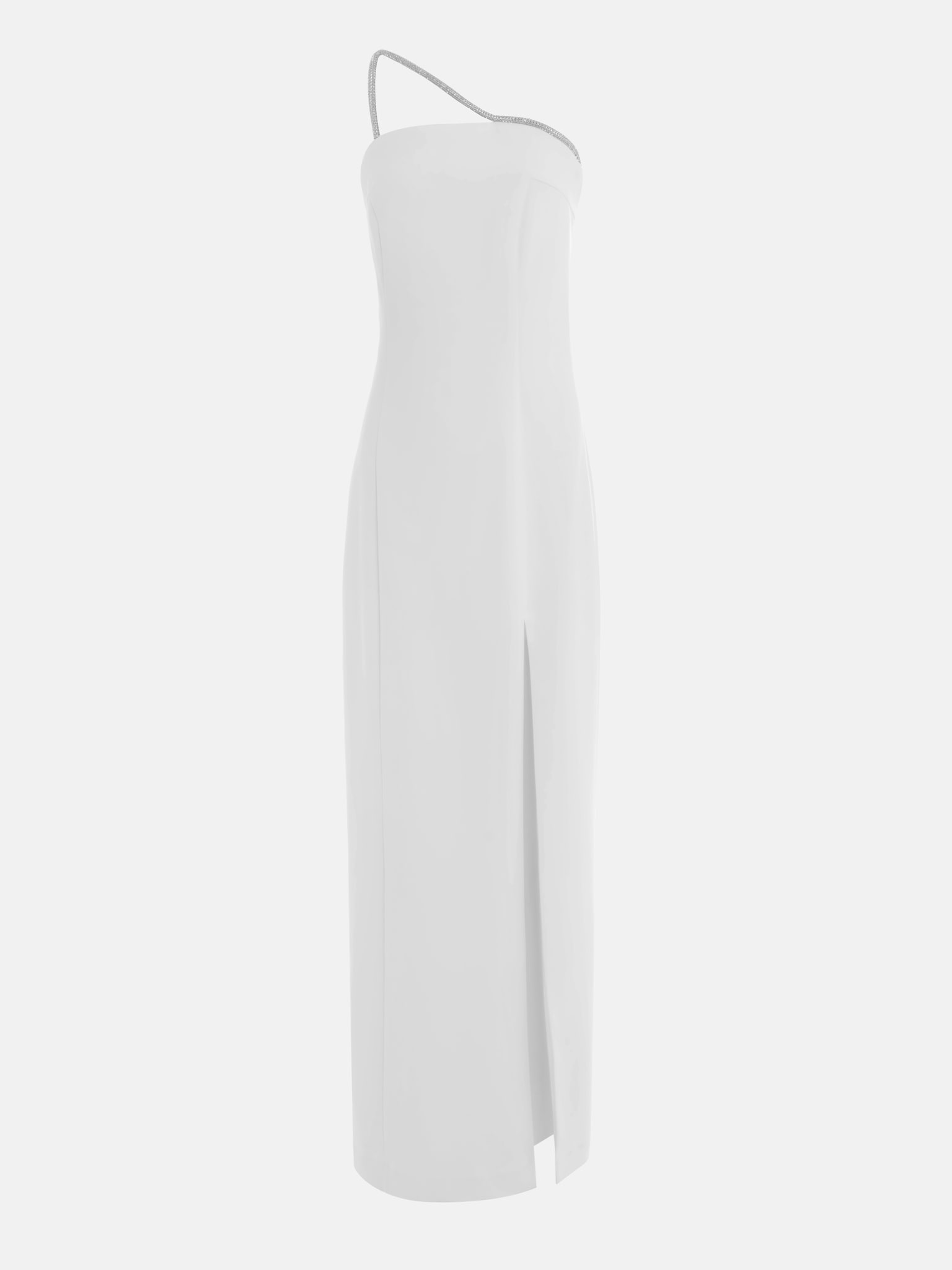 Maxi dress with diagonal rhinestone strap :: LICHI - Online fashion store