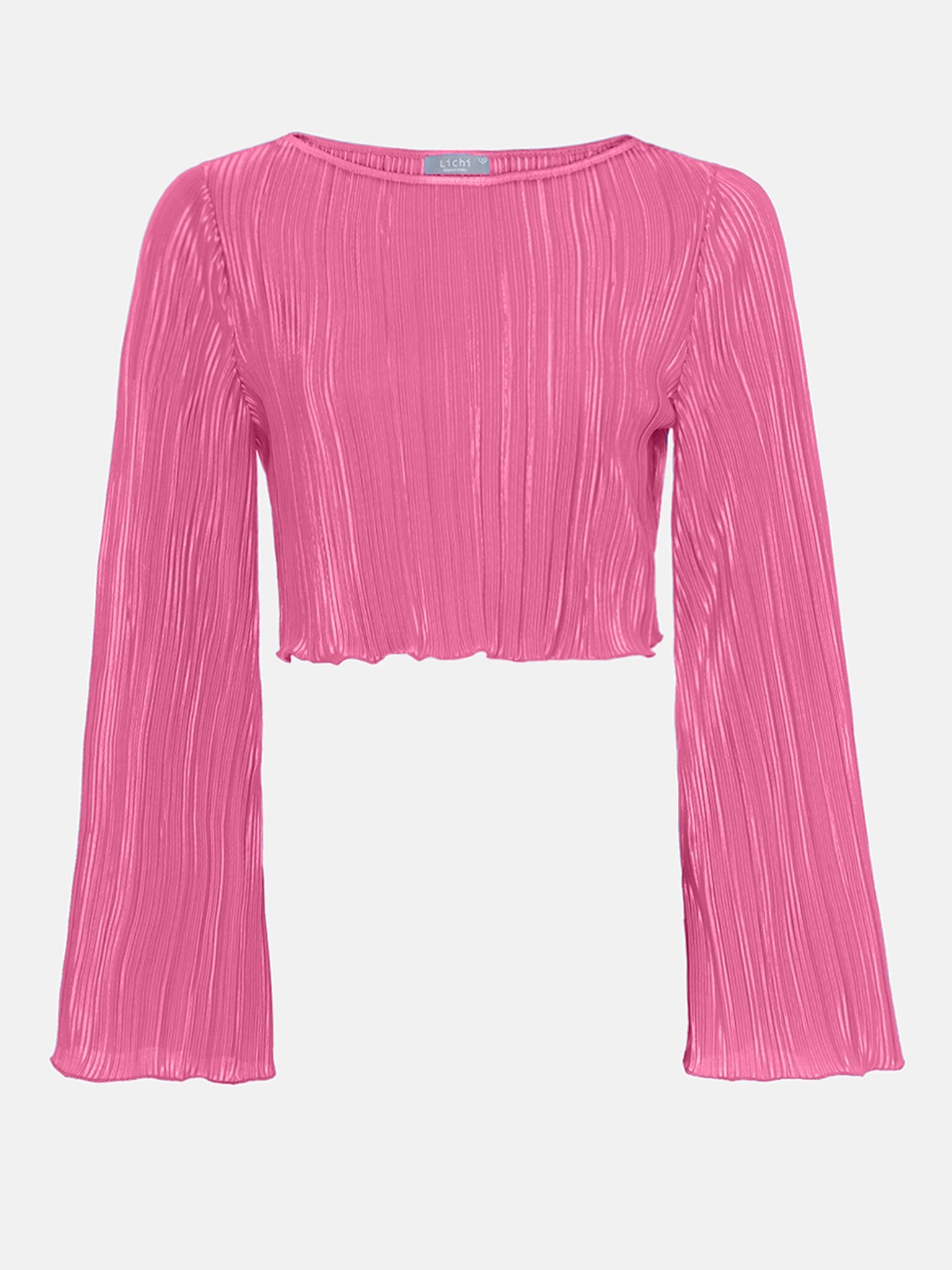 lichi-online-fashion-store-pleated-crop-top