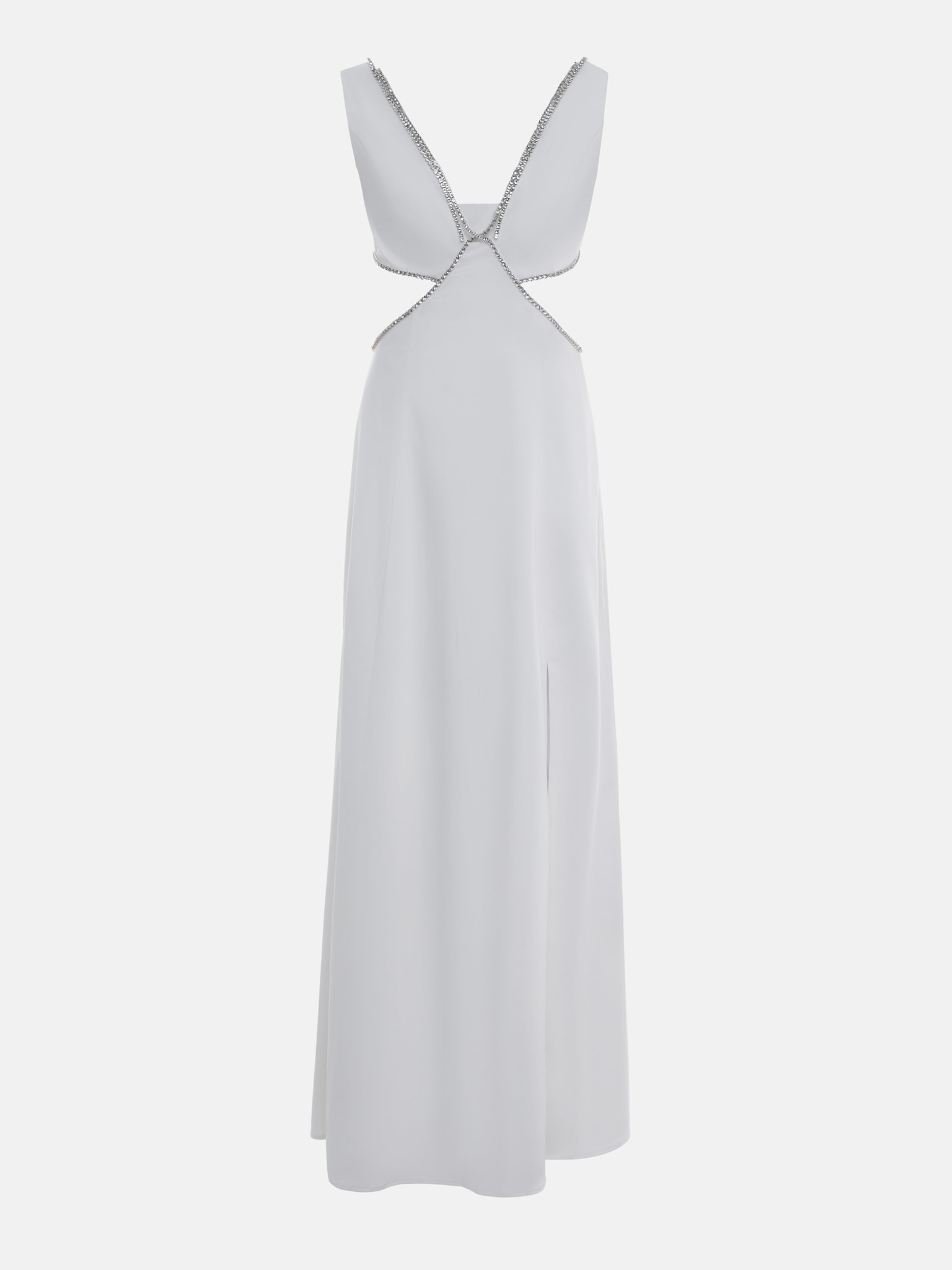 【関税＆送料込み】ChloAC Abito Maxi Con Dettagli Cut-Out Textured maxi dress with one shoulder cape :: LICHI - Online