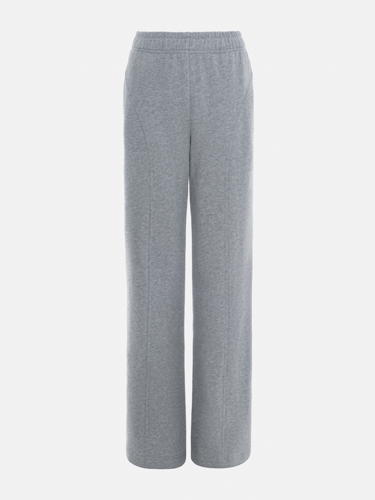 French terry trousers with raised darts :: LICHI - Online fashion store