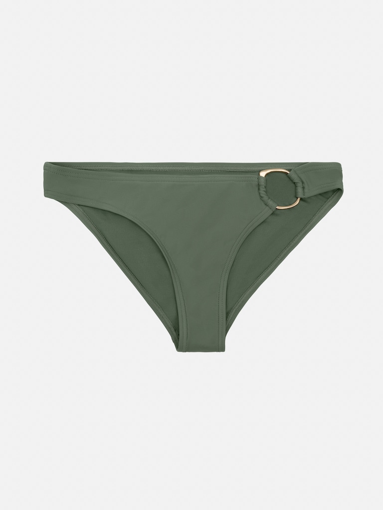 Bikini bottoms with golden ring