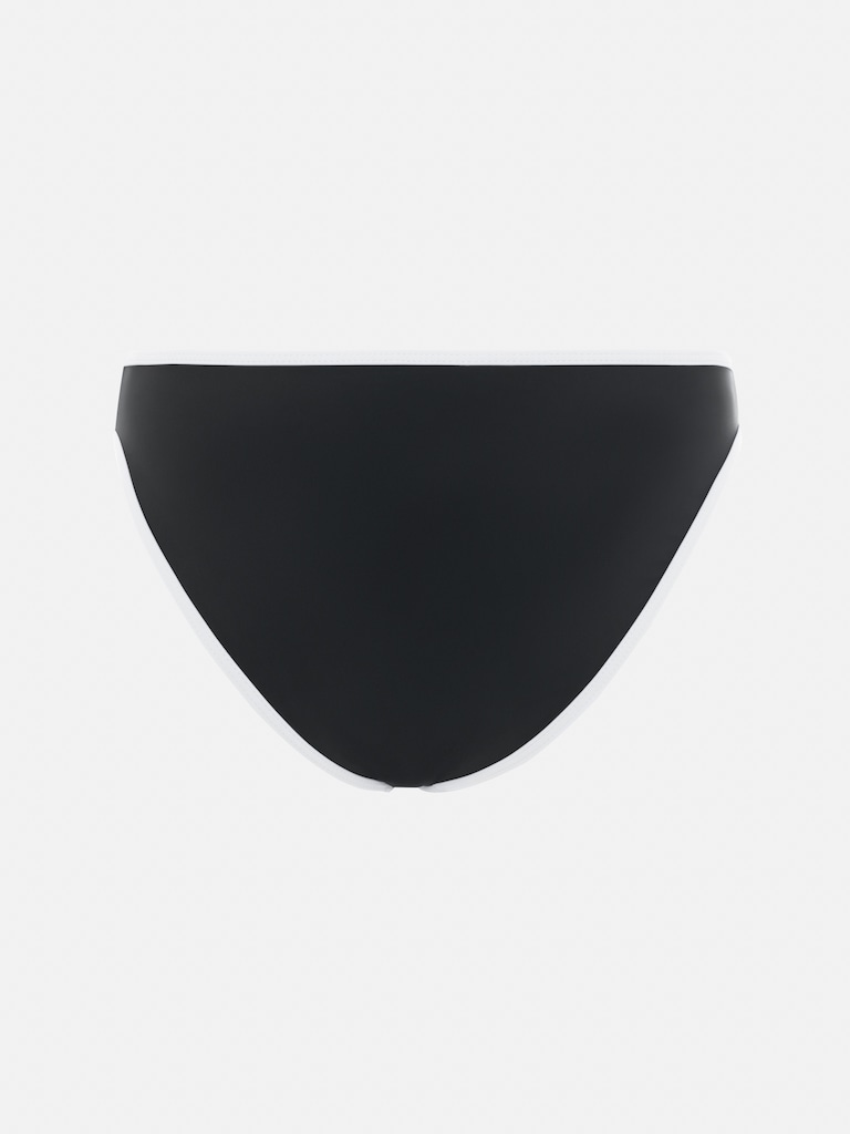 Bikini bottoms with contrasting edge