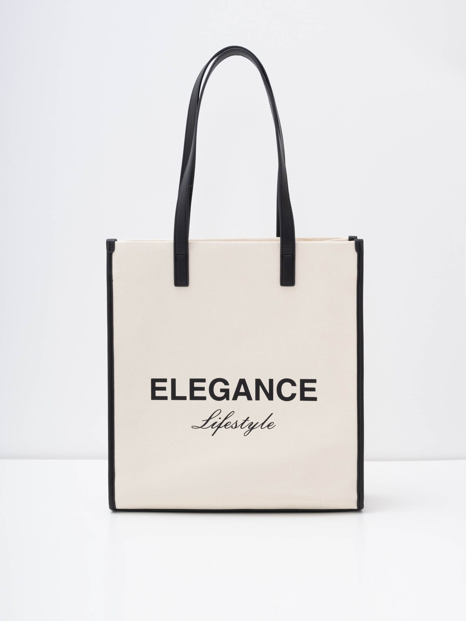 Rectangular shoulder bag with lettering :: LICHI - Online fashion store