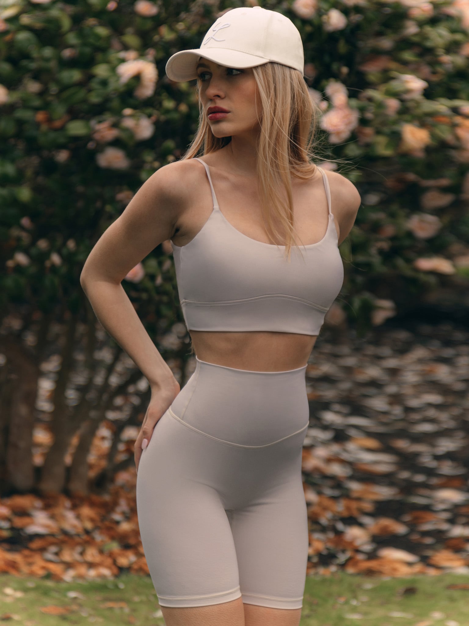 Sports top with slim straps