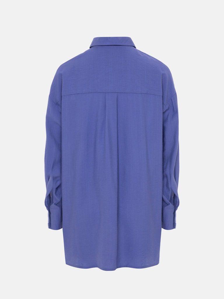 Chest-pocket long shirt :: LICHI - Online fashion store