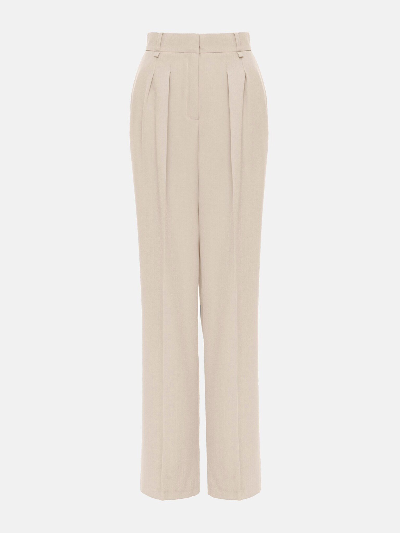 Pleated palazzo pants with creases :: LICHI - Online fashion store