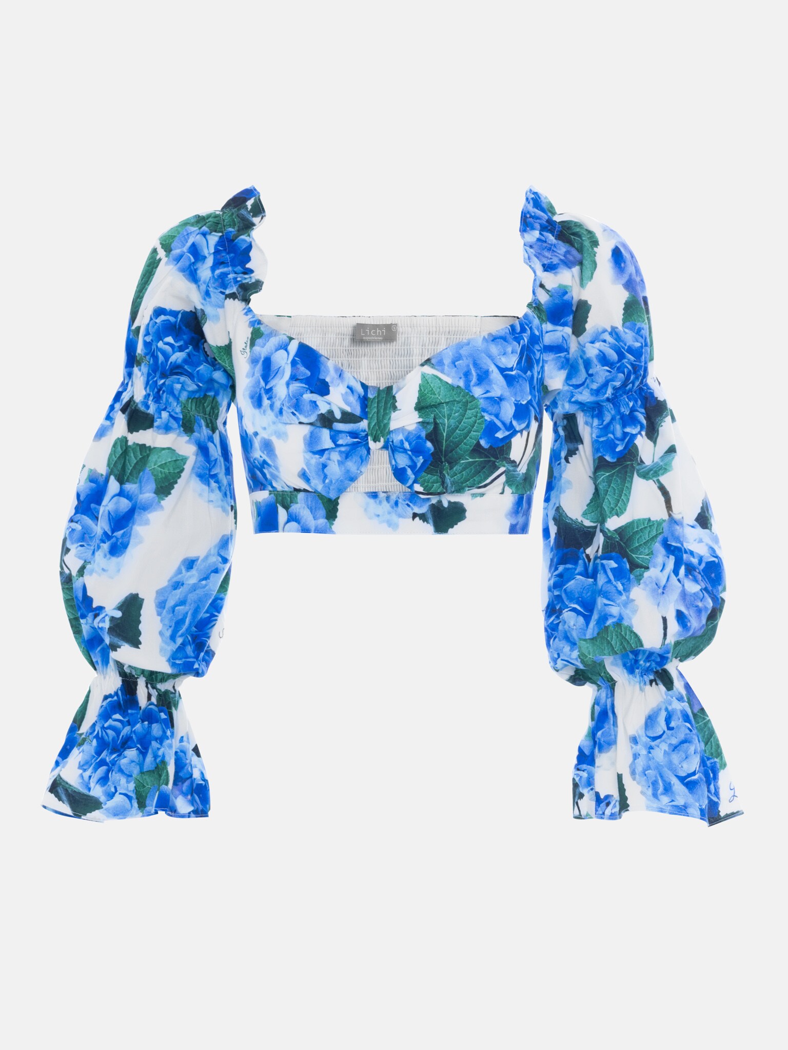 Cropped top with large print