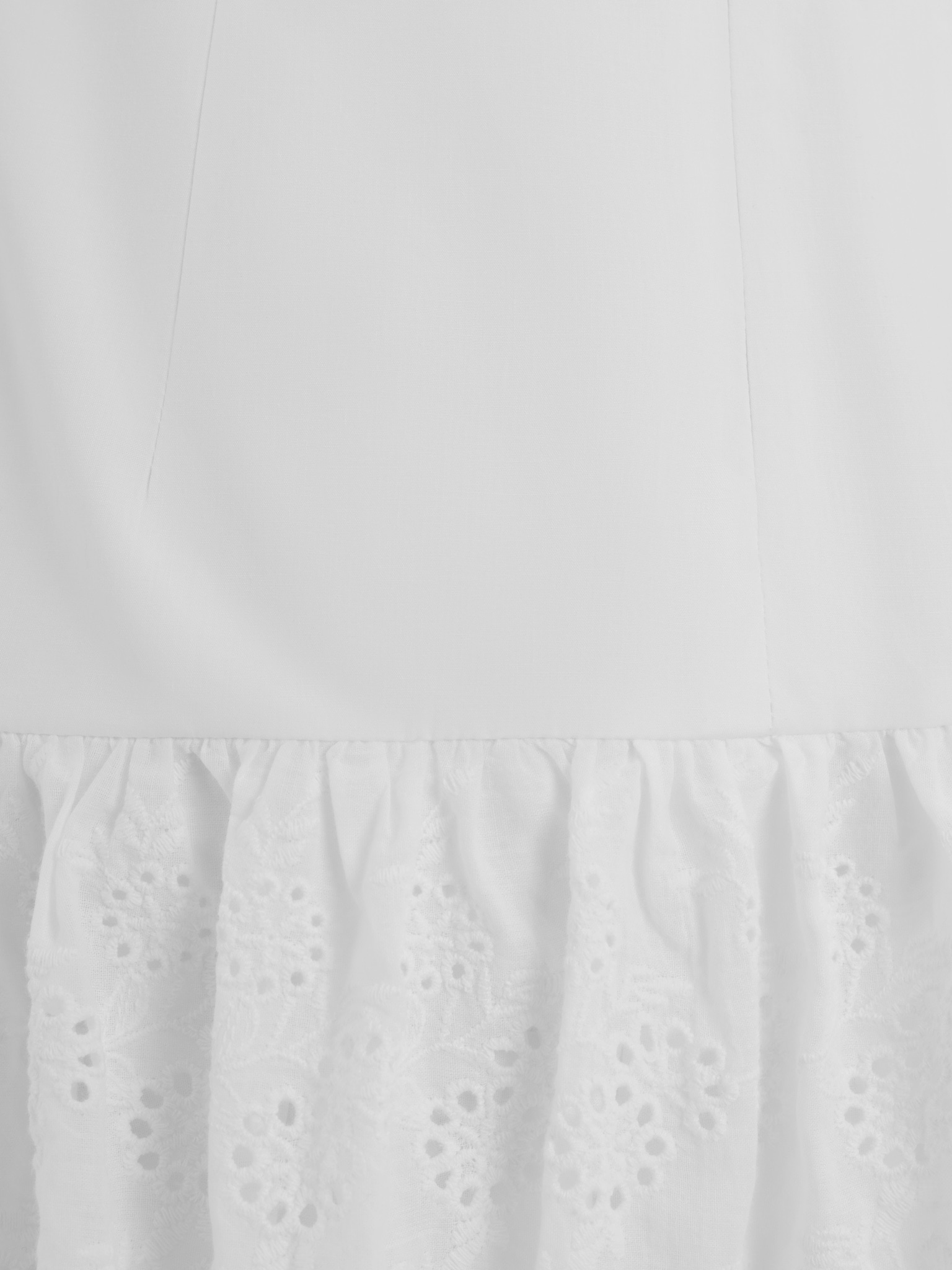 Spitzen-Minikleid mit Volant