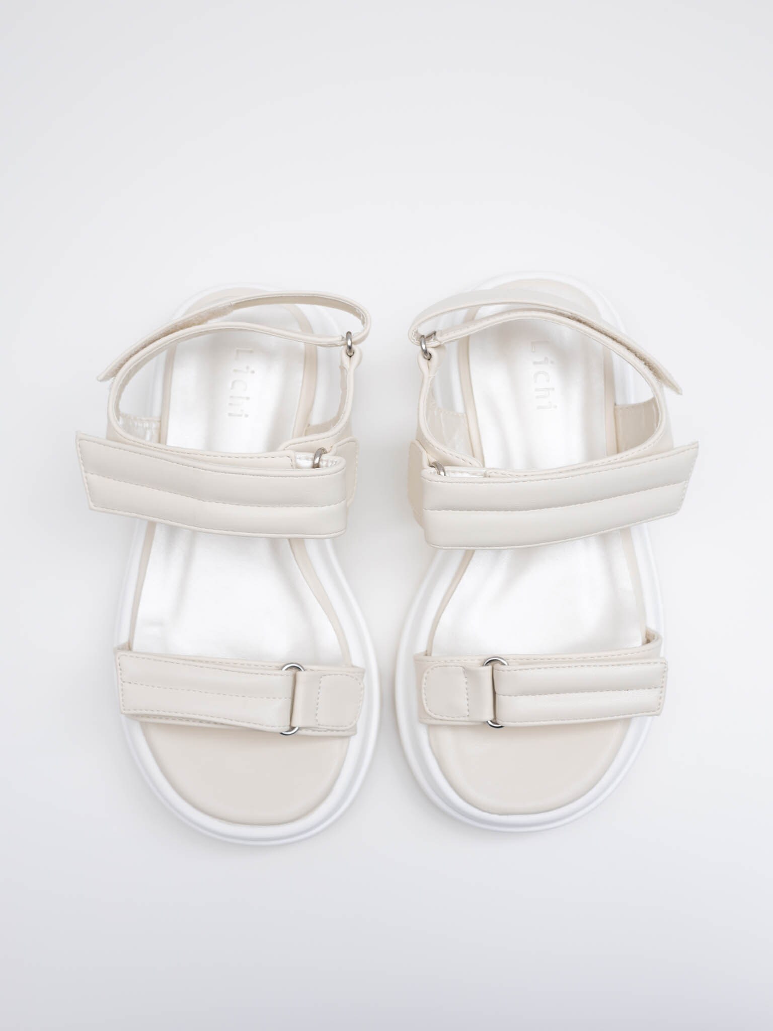 LICHI - Online fashion store :: Wide sole eco-leather sandals