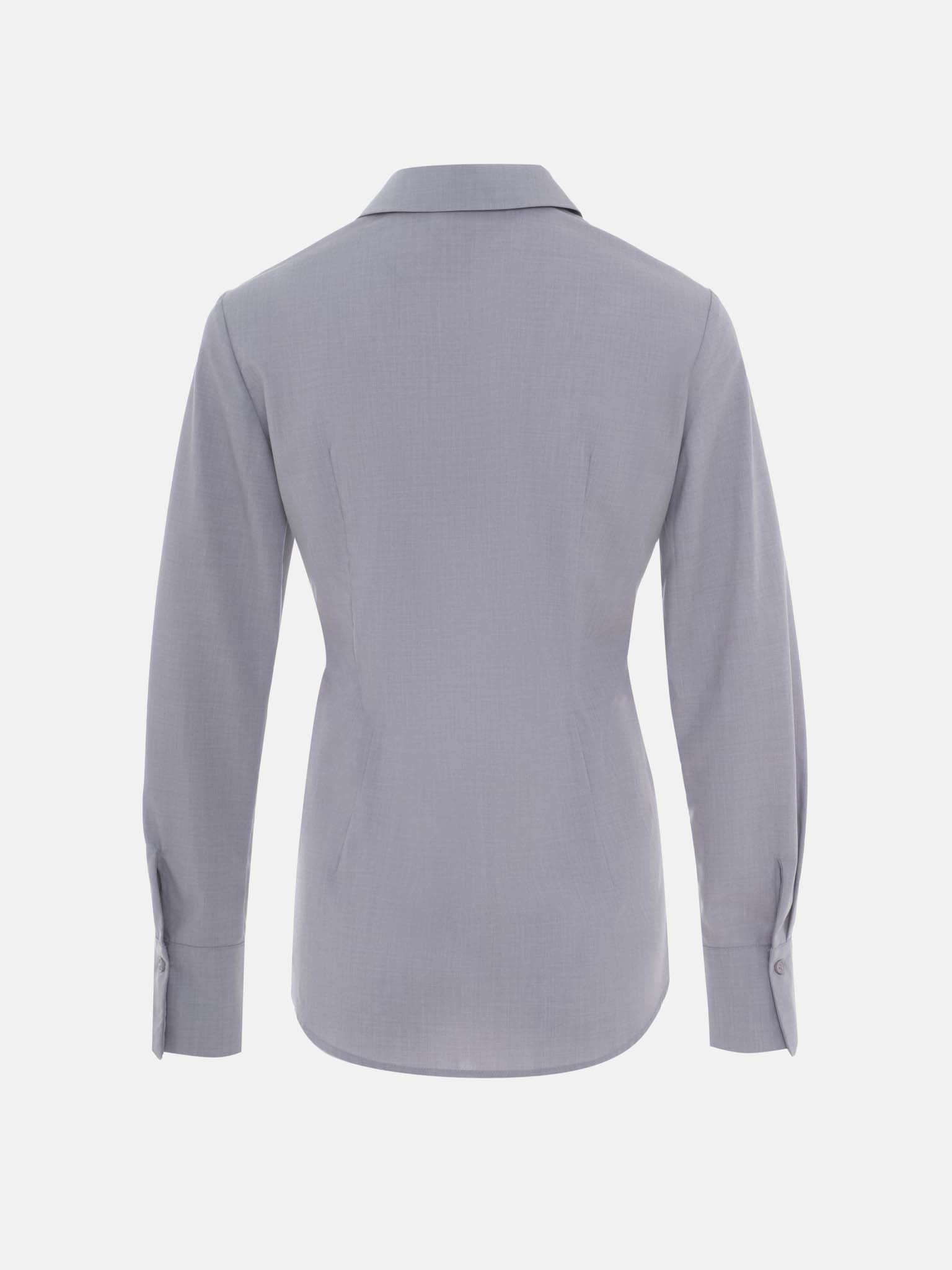 Straight shirt with raised darts :: LICHI - Online fashion store