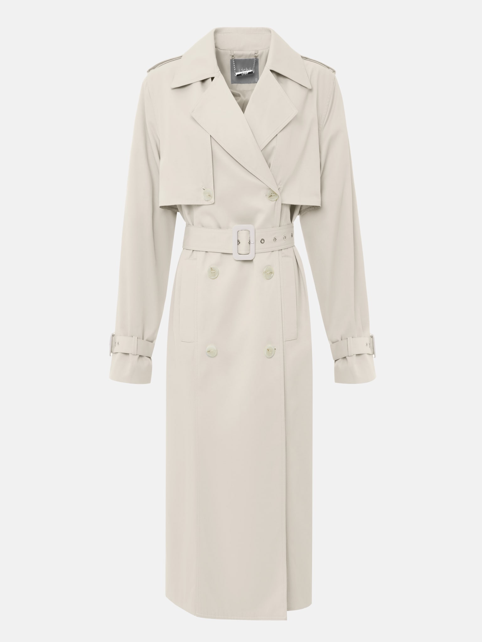 Midi trench coat with a wide belt :: LICHI - Online fashion store