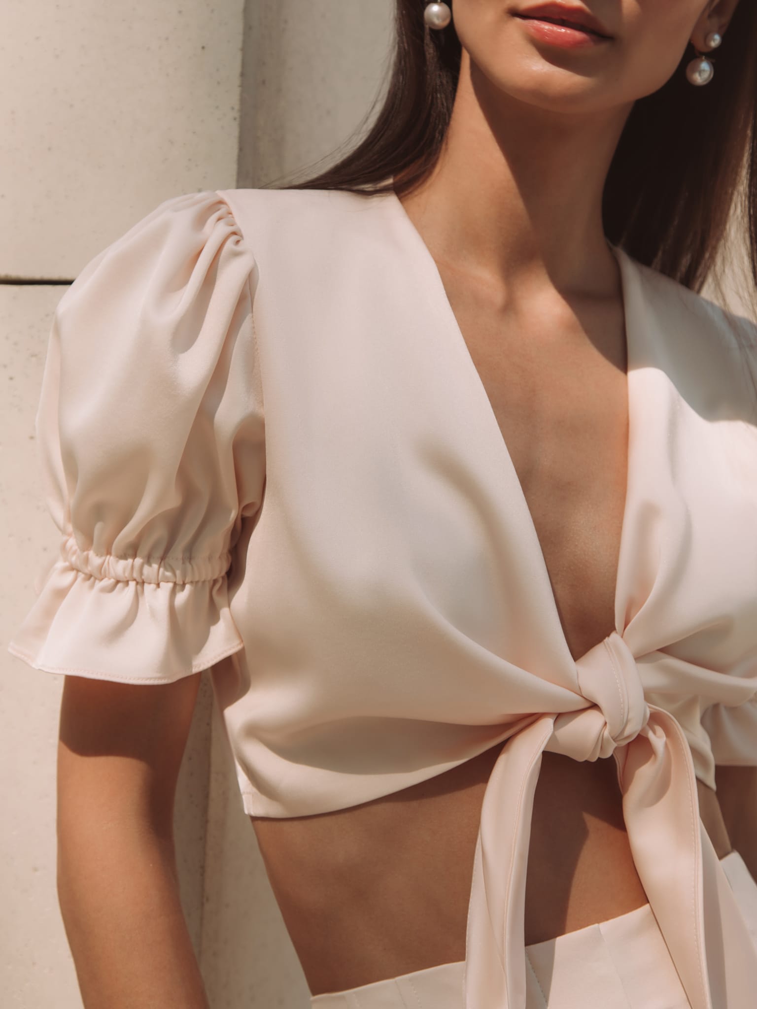FAITHFULL THE BRAND, Tan Women's Linen Shirt