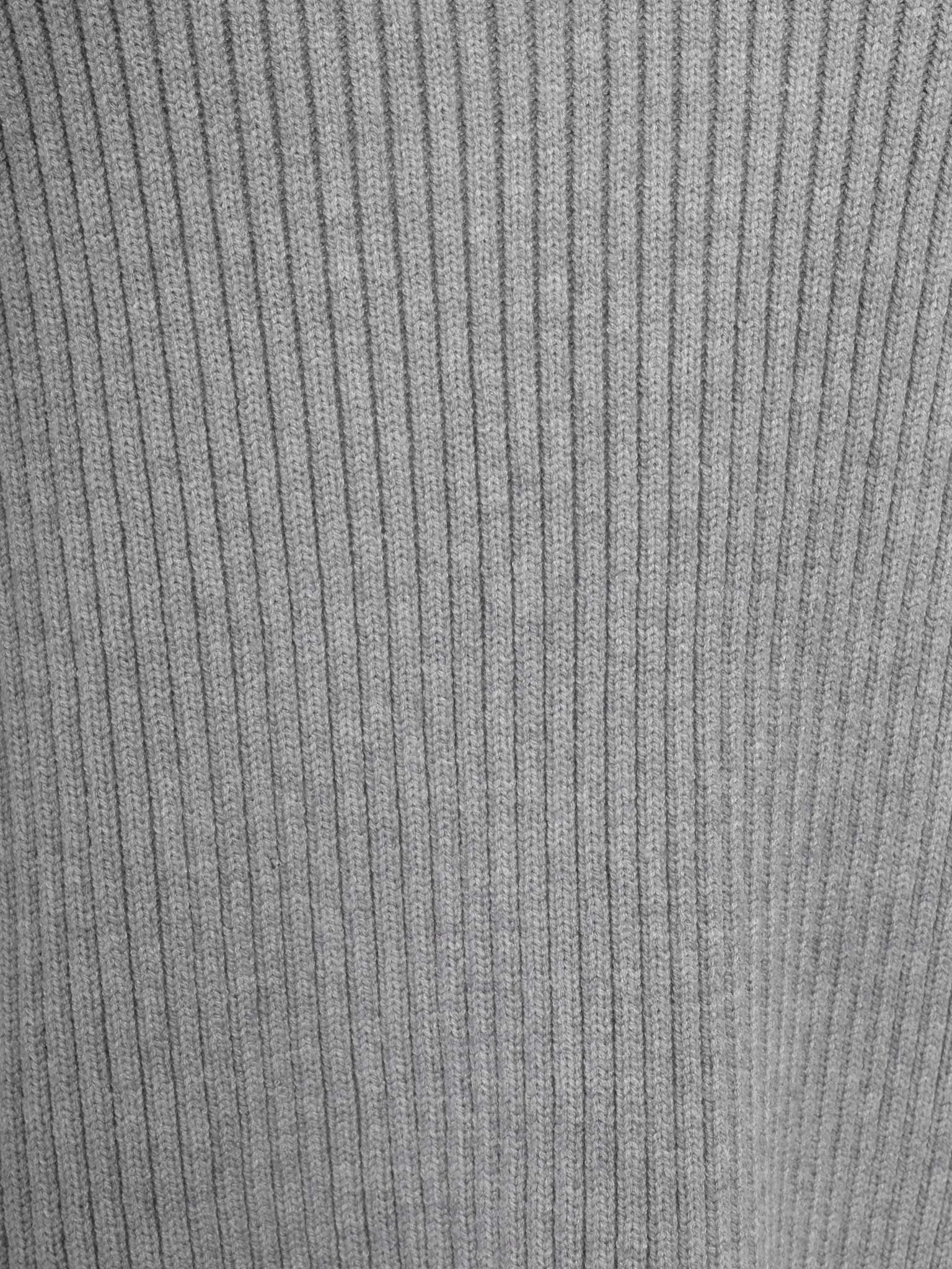 Свободный свитер с воротником поло на молнии