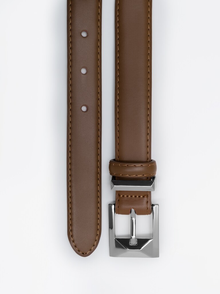 LICHI - Online fashion store :: Leather belt with wide buckle