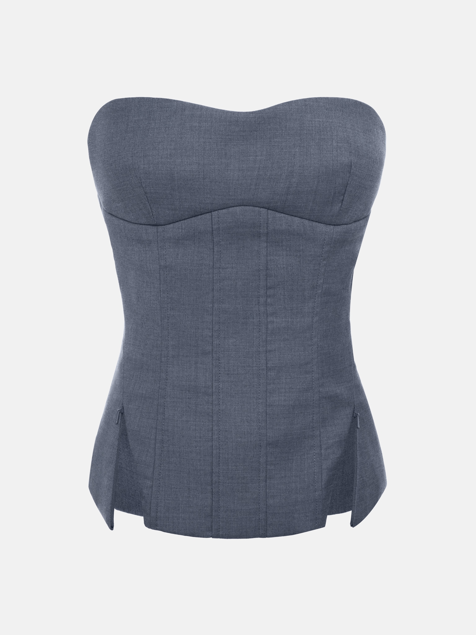 Corset top with side slits :: LICHI - Online fashion store