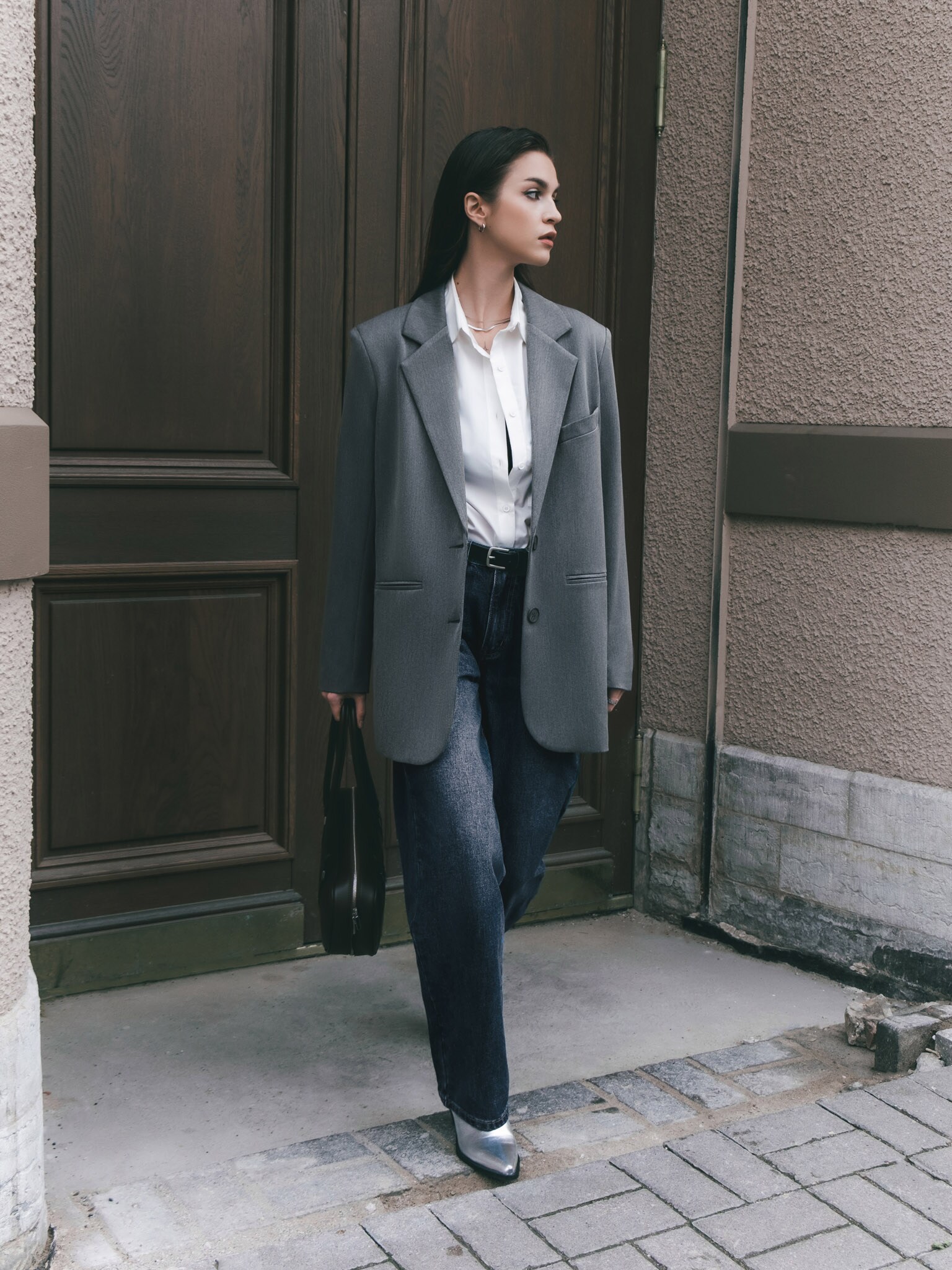 LICHI - Online fashion store :: Свободные джинсы на низкой посадке