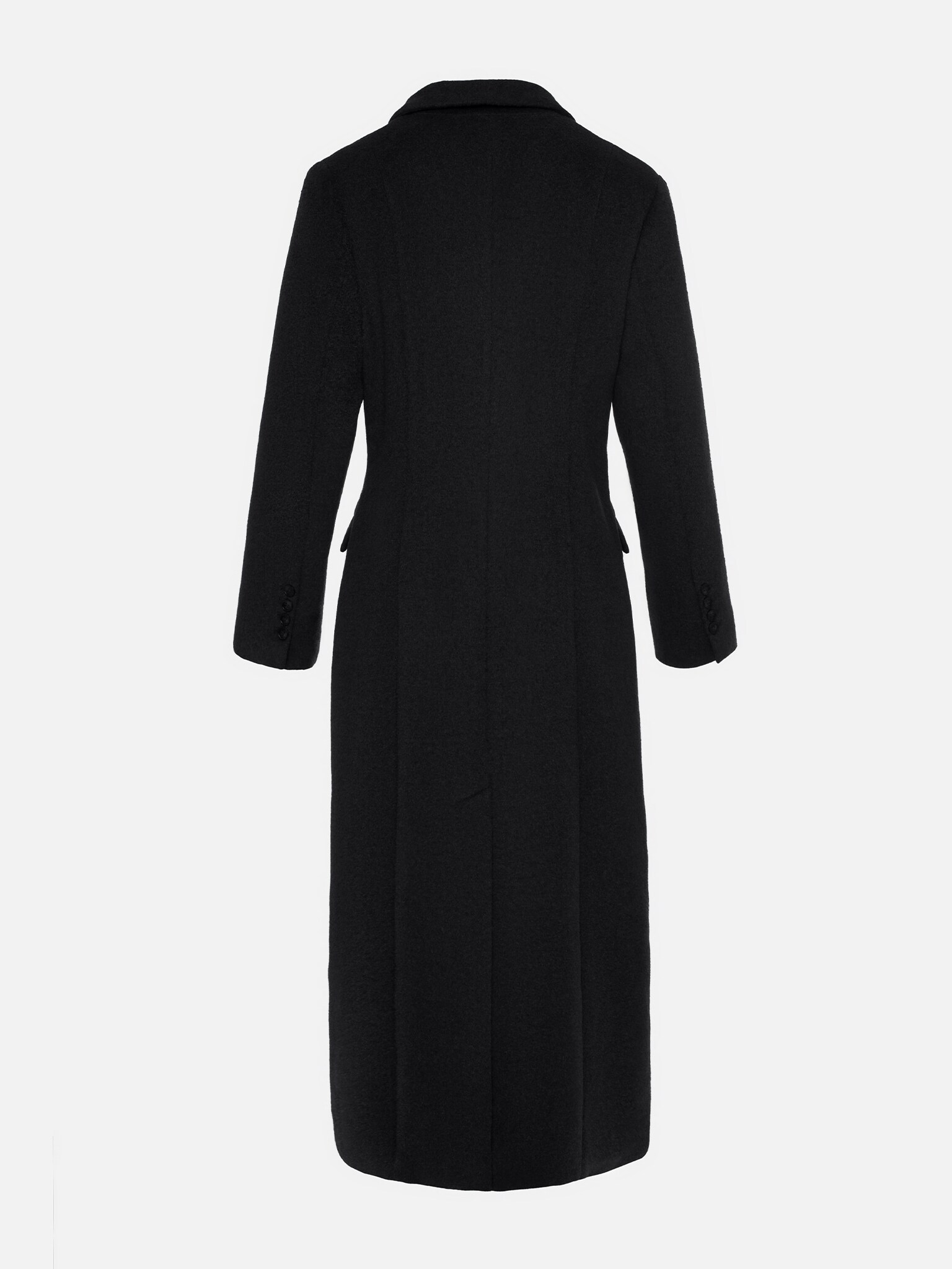 Приталенное пальто макси из однотонной ткани :: LICHI - Online fashion ...