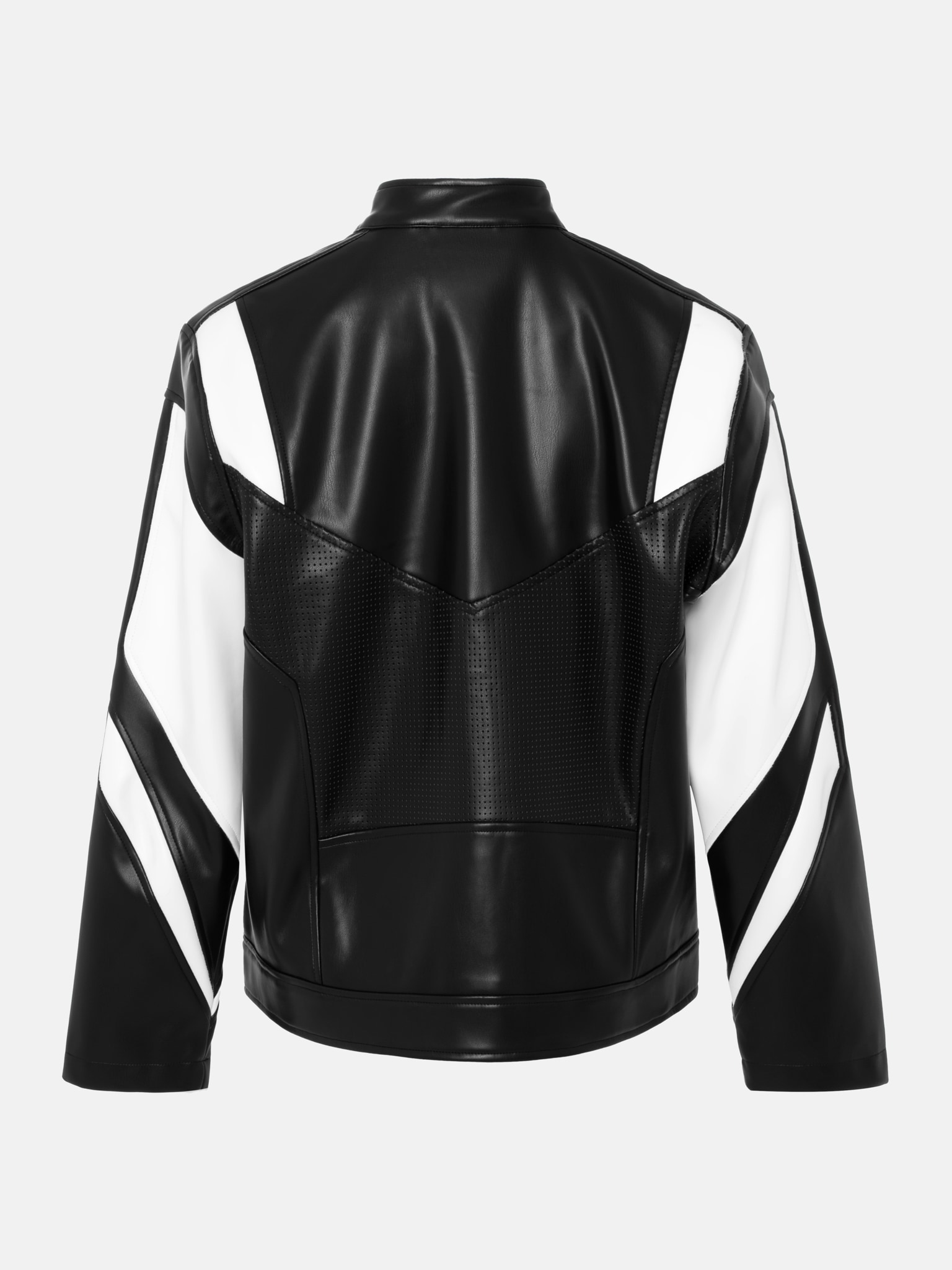 Oversized Eco leather Biker Jacket LICHI Online Fashion Store oversized-eco-leather-biker-jacket-lichi-online-fashion-store