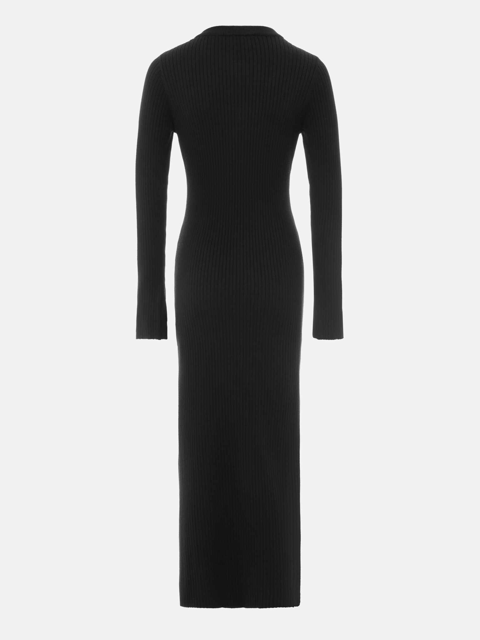 Ribbed jersey midi dress