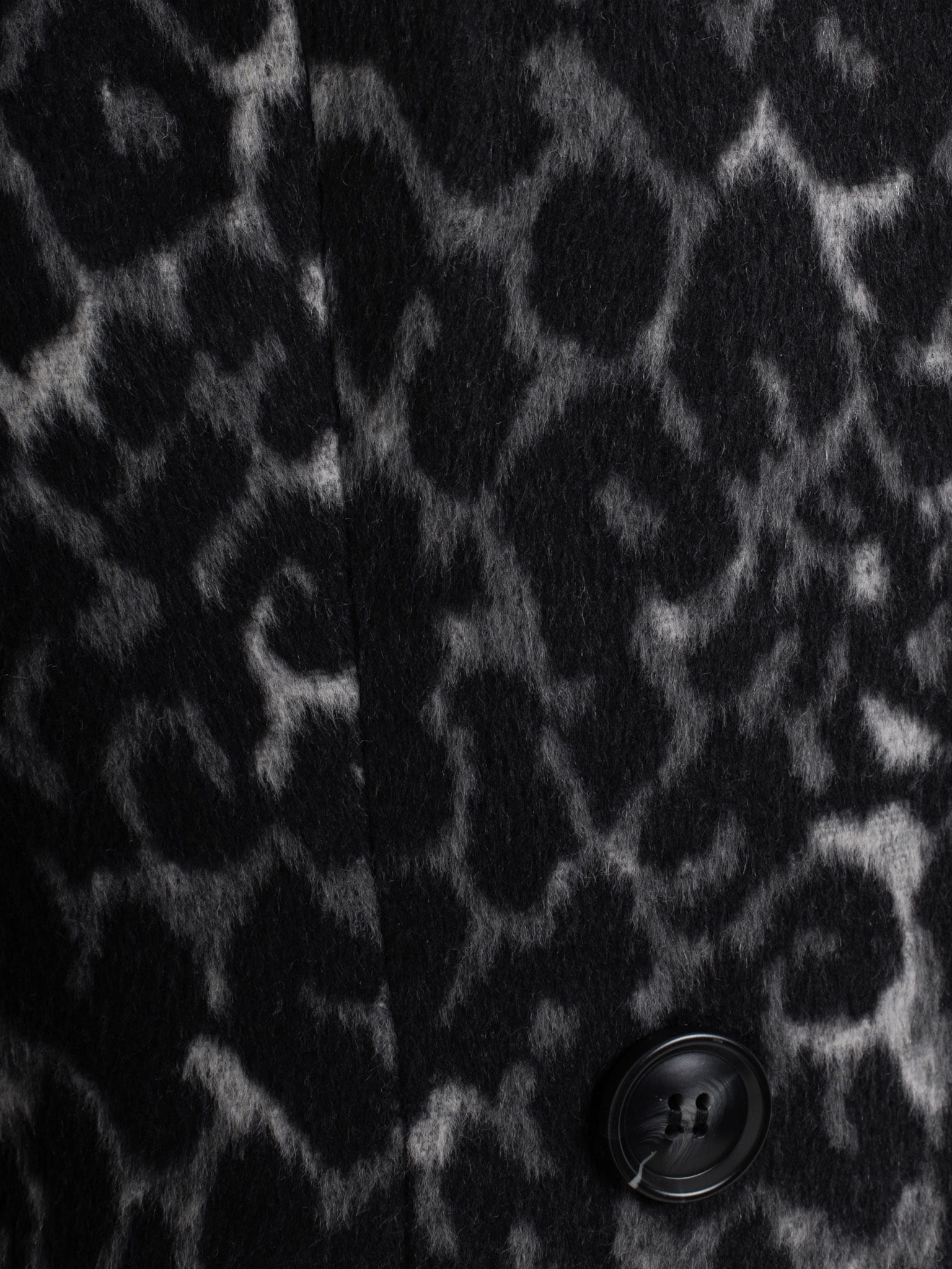 Пальто миди с леопардовым принтом