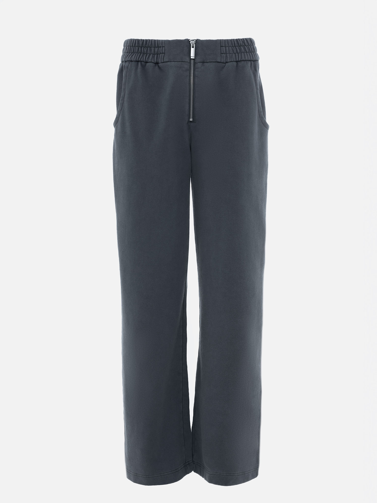 Loose sweatpants with a front zip :: LICHI - Online fashion store