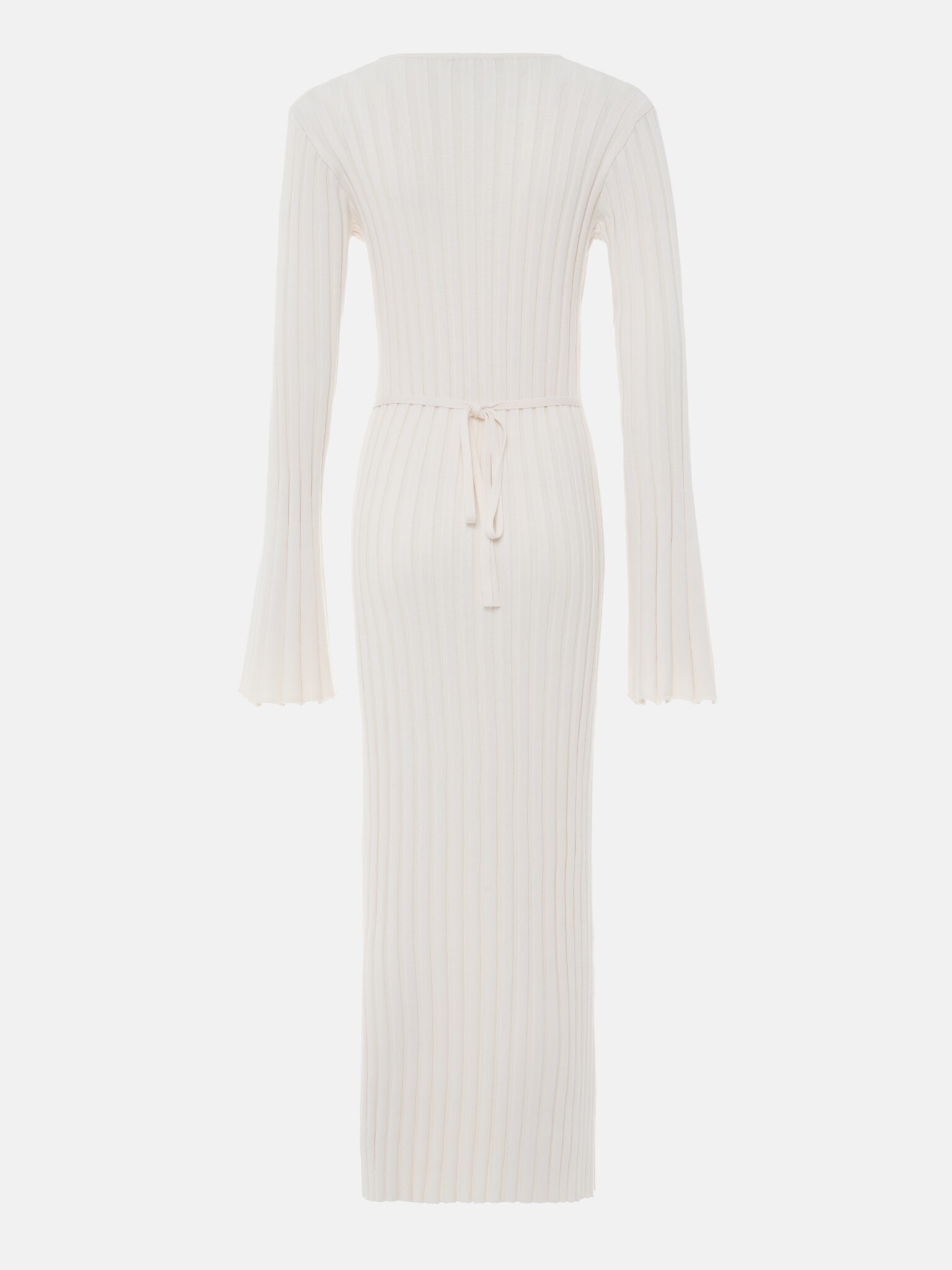 Maxikleid aus geripptem Jersey