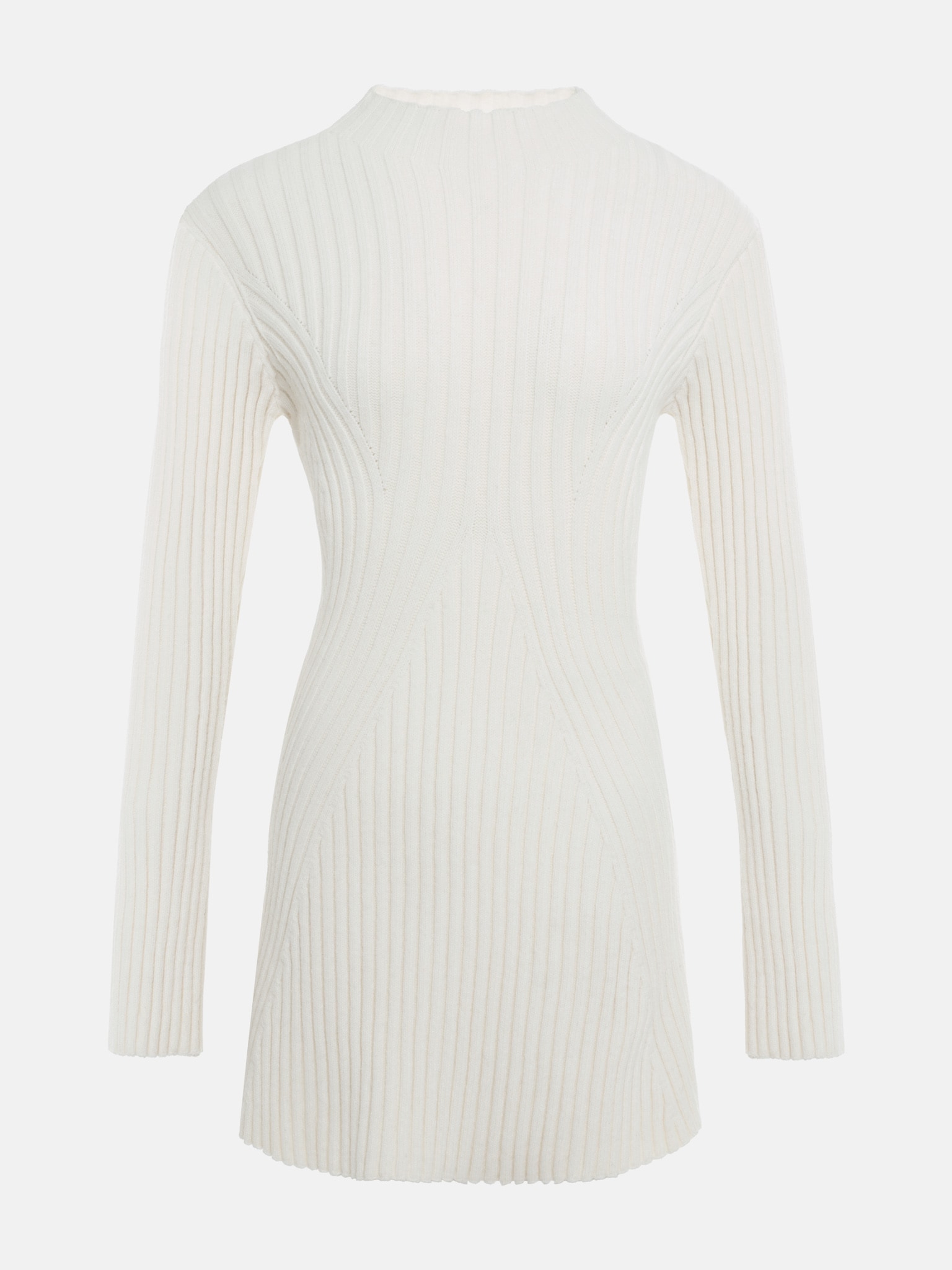 Dzianinowa sukienka mini w kształcie litery A