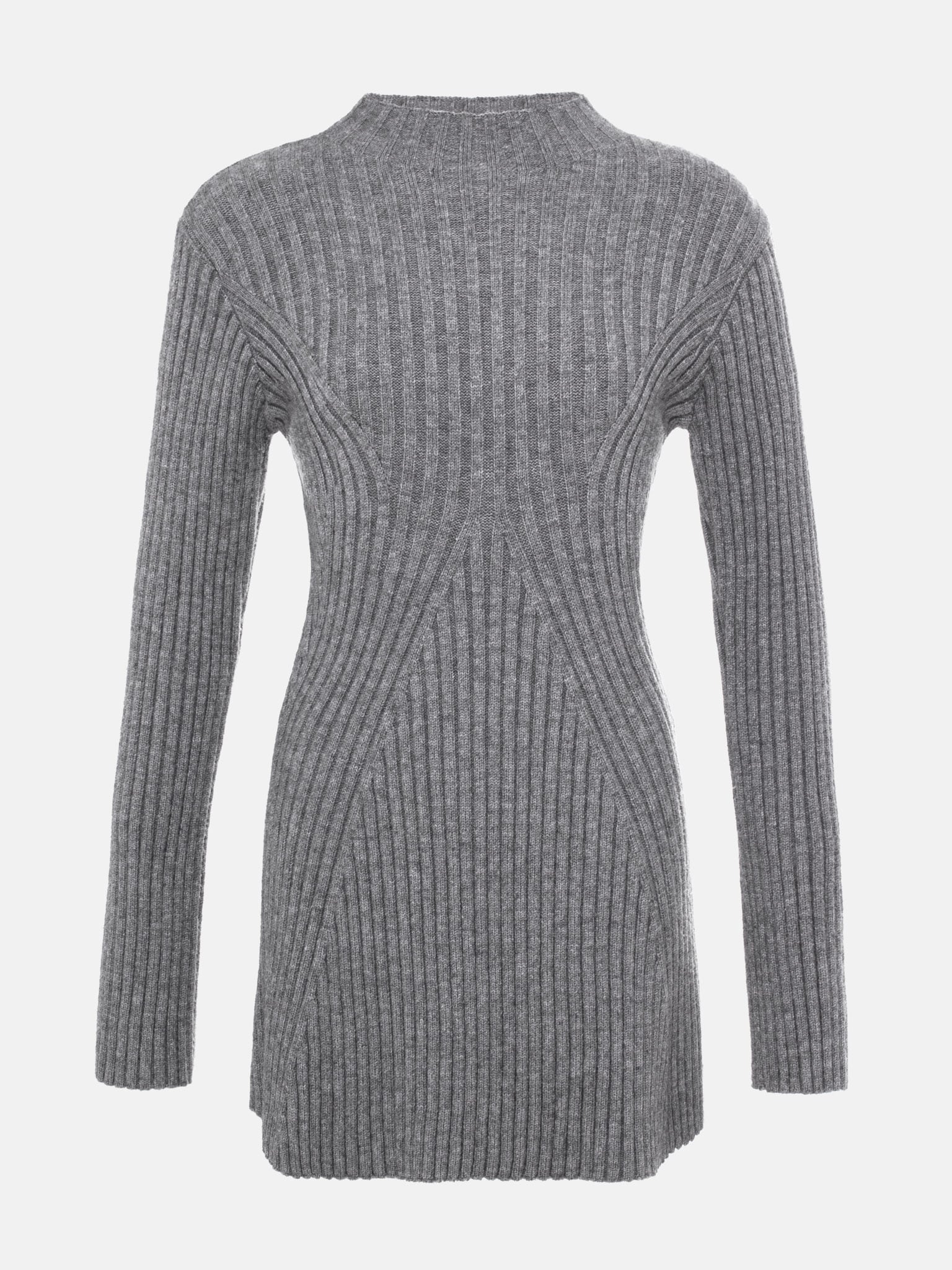 Платье мини А-силуэта из рельефного трикотажа :: LICHI - Online fashion ...