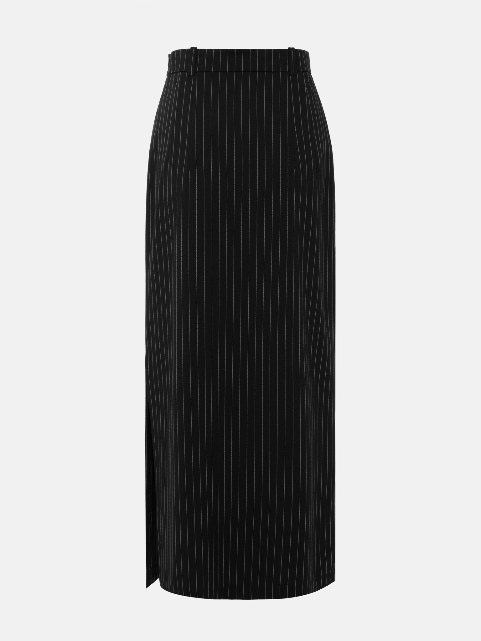Straight maxi skirt with fine stripes :: LICHI - Online fashion store