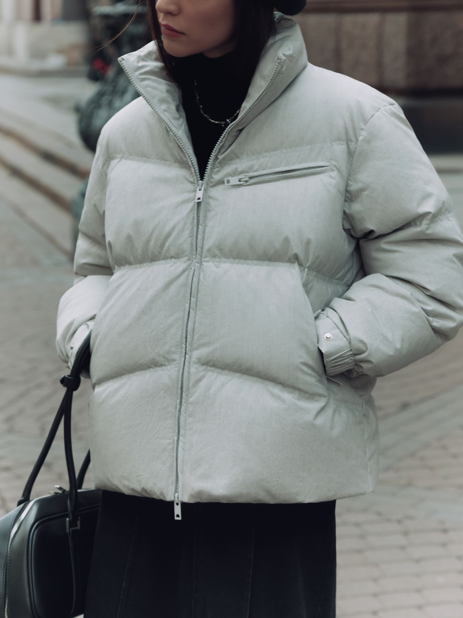 Gerade geschnittene Daunenjacke