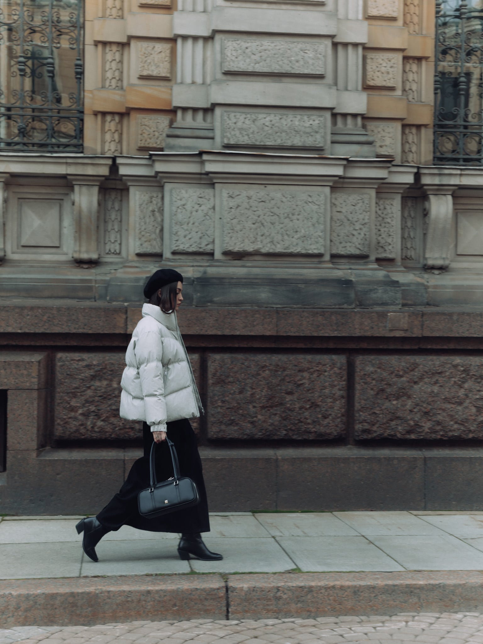 Gerade geschnittene Daunenjacke