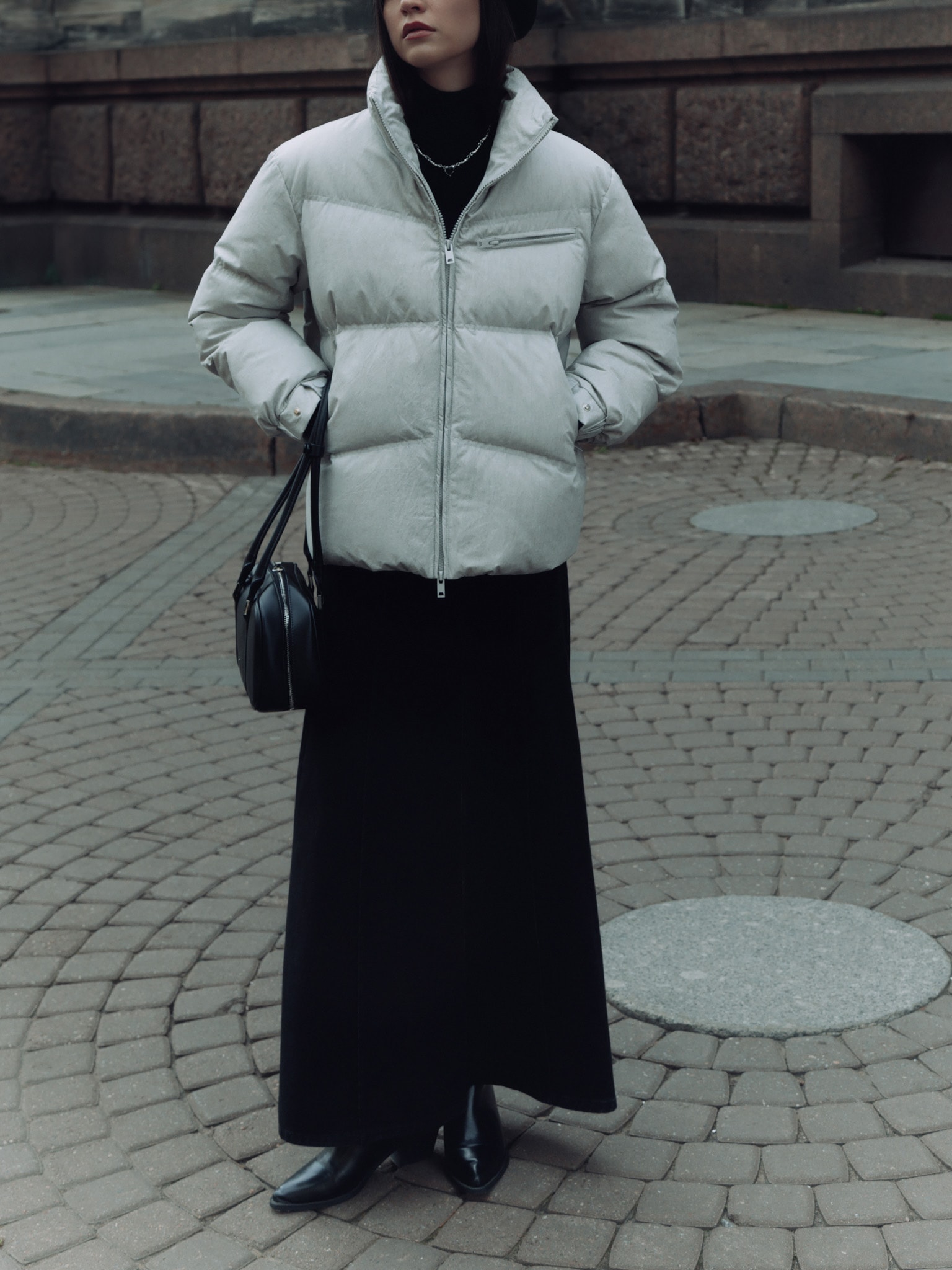 Gerade geschnittene Daunenjacke