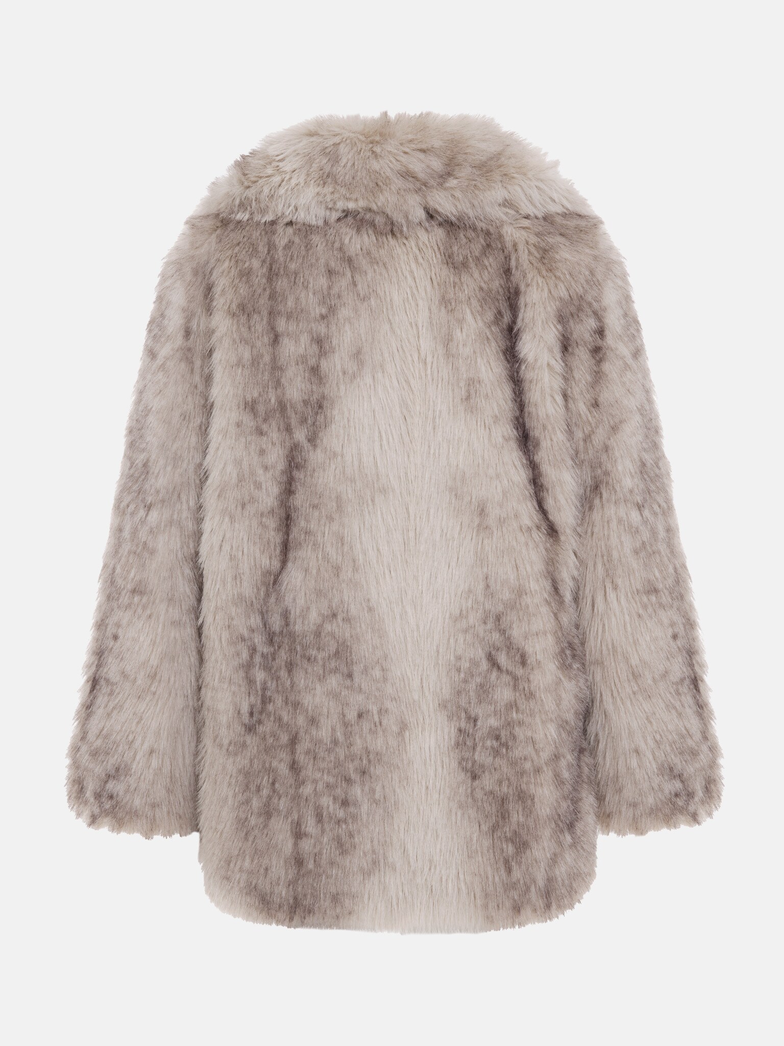 Short eco-coat with voluminous collar :: LICHI - Online fashion store