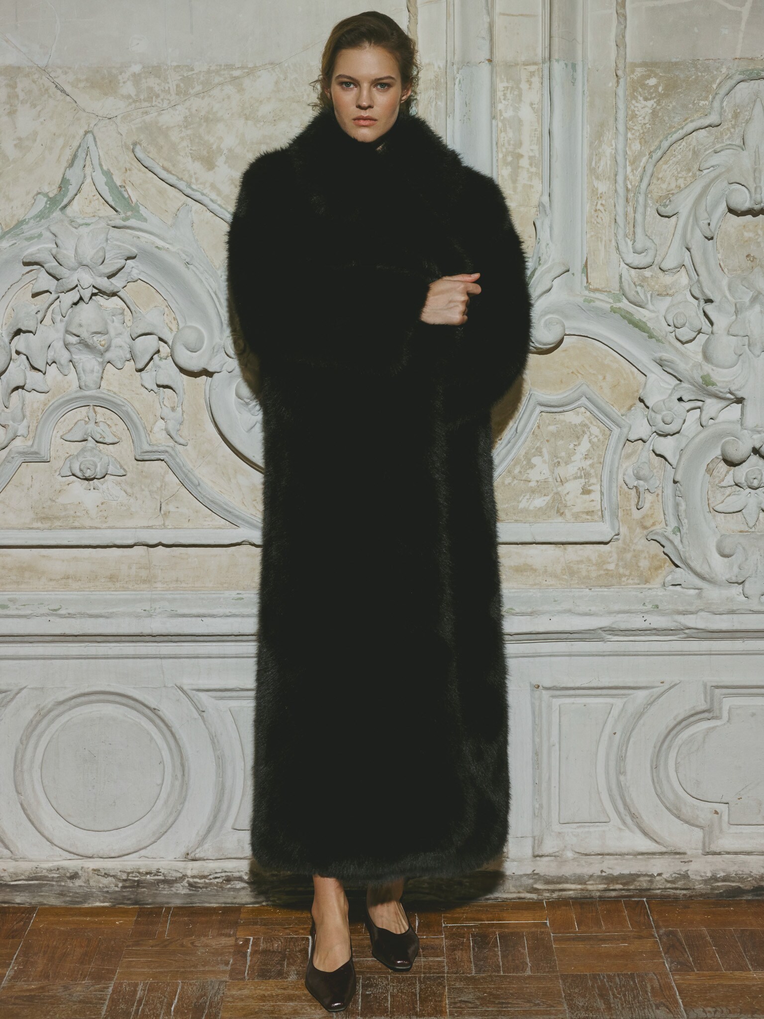 Maxi length eco-coat :: LICHI - Online fashion store