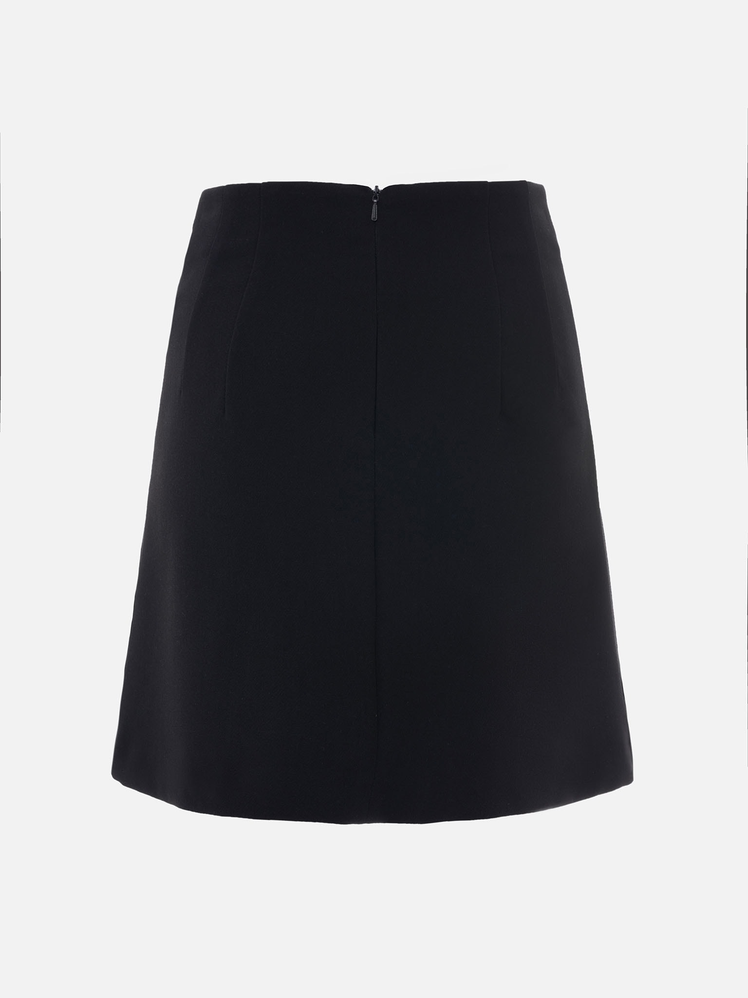 A-line mini skirt with asymmetric buttons :: LICHI - Online fashion store