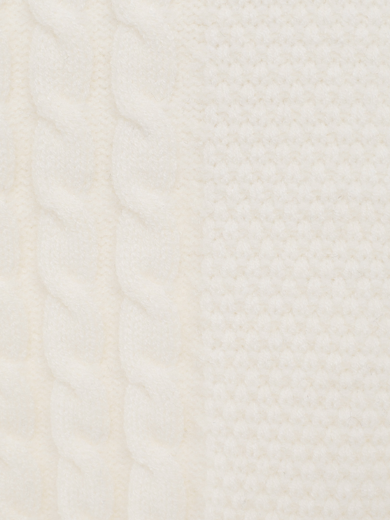 Cable knit cardigan with contrasting details